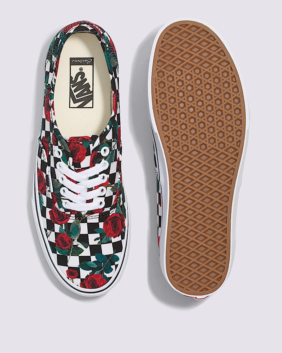 Customs Authentic Checkerboard Shoe in Customs| Vans US Product Image