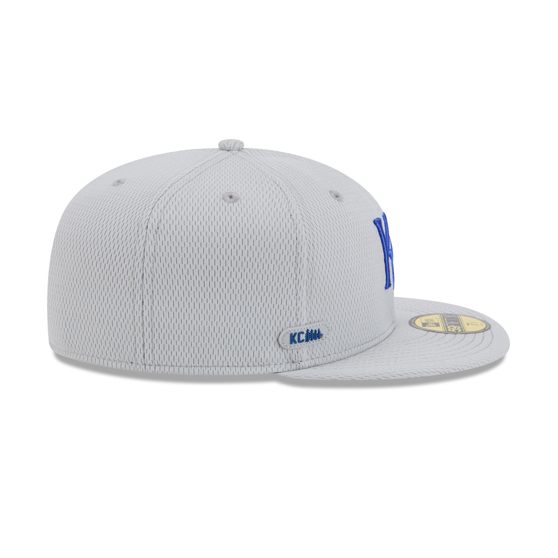 Kansas City Royals 2025 Clubhouse Gray 59FIFTY Fitted Hat Male Product Image
