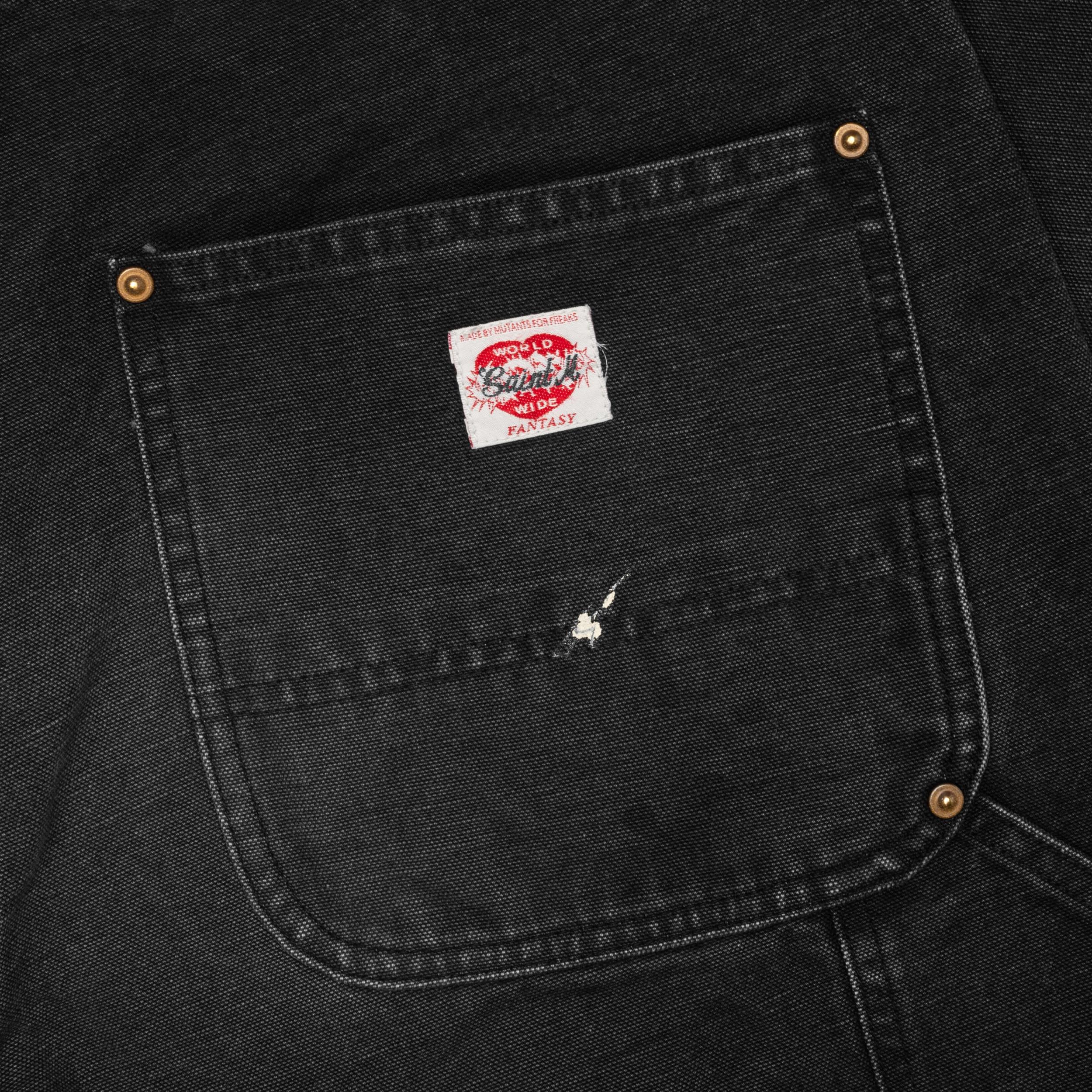 Double Knee Pants - Black Male Product Image