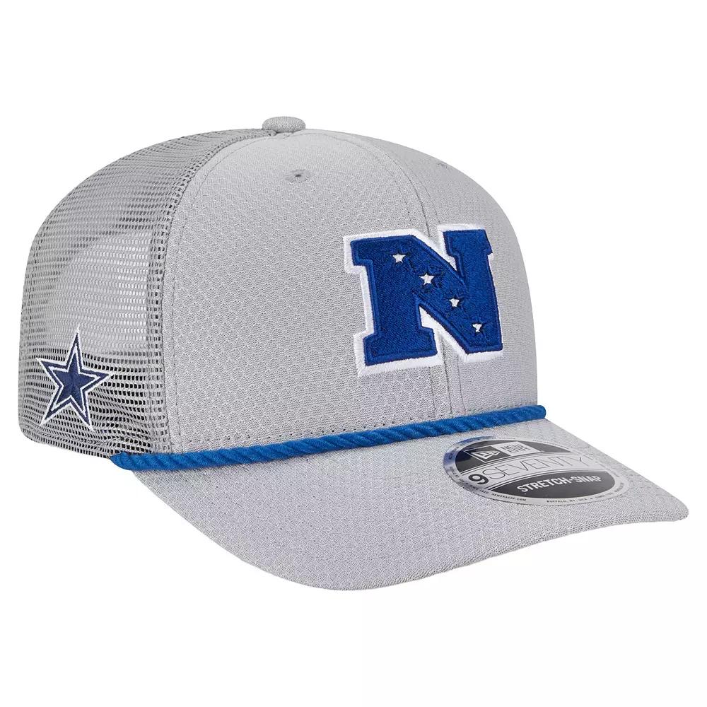 Men's New Era Gray Dallas Cowboys 2025 Pro Bowl 9SEVENTY Stretch-Snap Hat, Grey Product Image