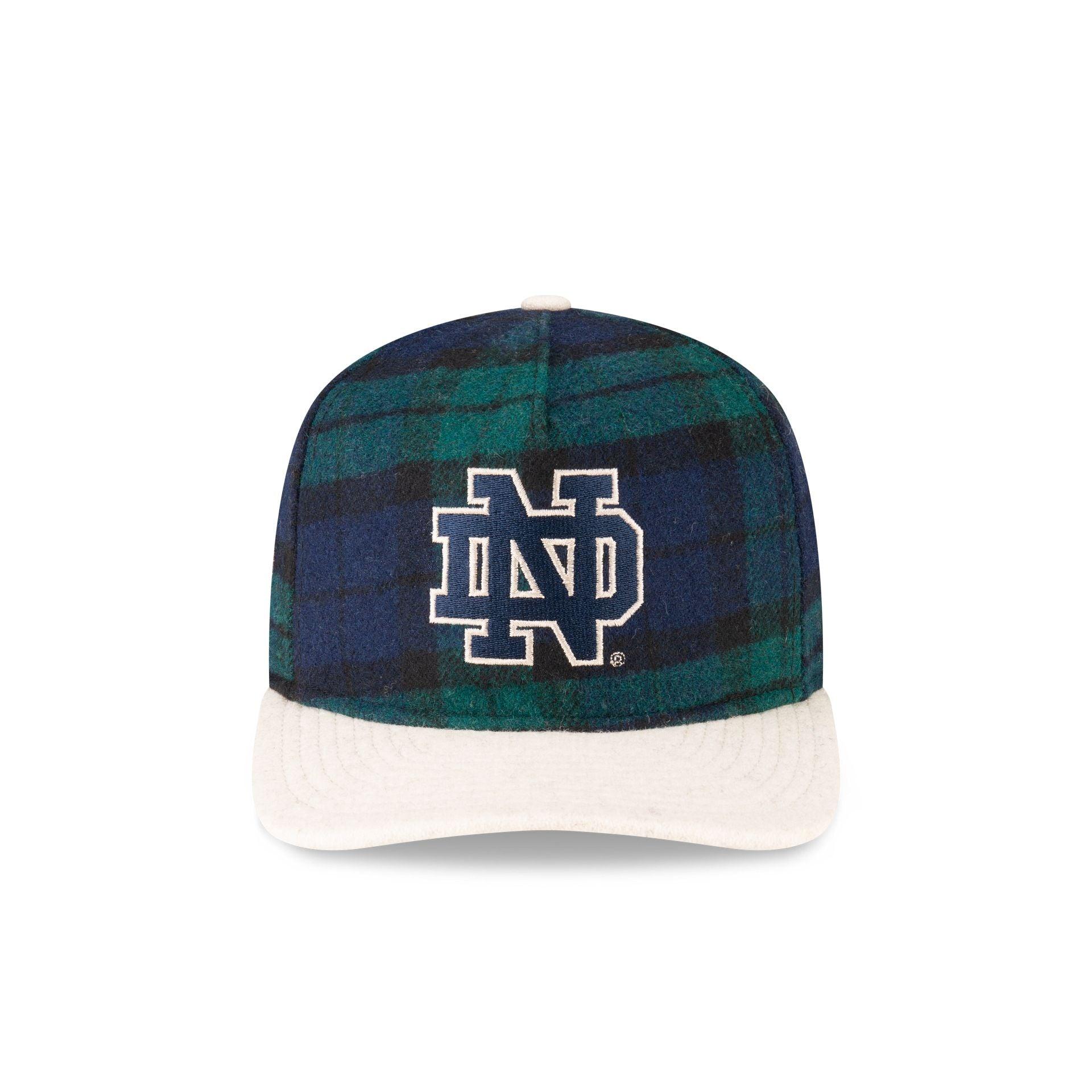 Notre Dame Fighting Irish Plaid Letterman 19TWENTY Adjustable Hat Male Product Image