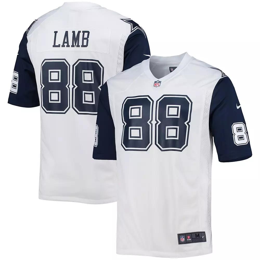Men's Nike CeeDee Lamb White Dallas Cowboys Alternate Game Jersey,  Product Image