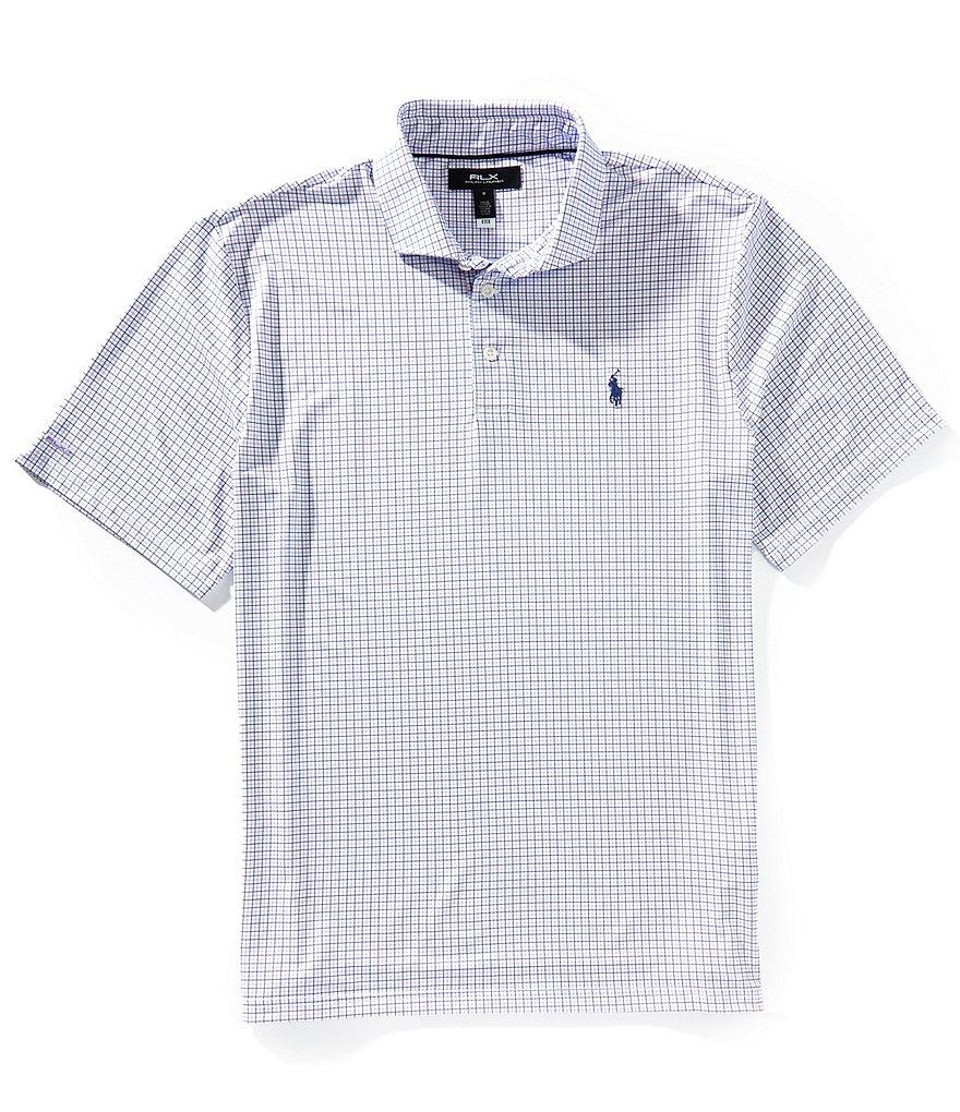 Polo Ralph Lauren RLX Golf Classic Fit Tattersall Performance Stretch Short Sleeve Polo Shirt Product Image