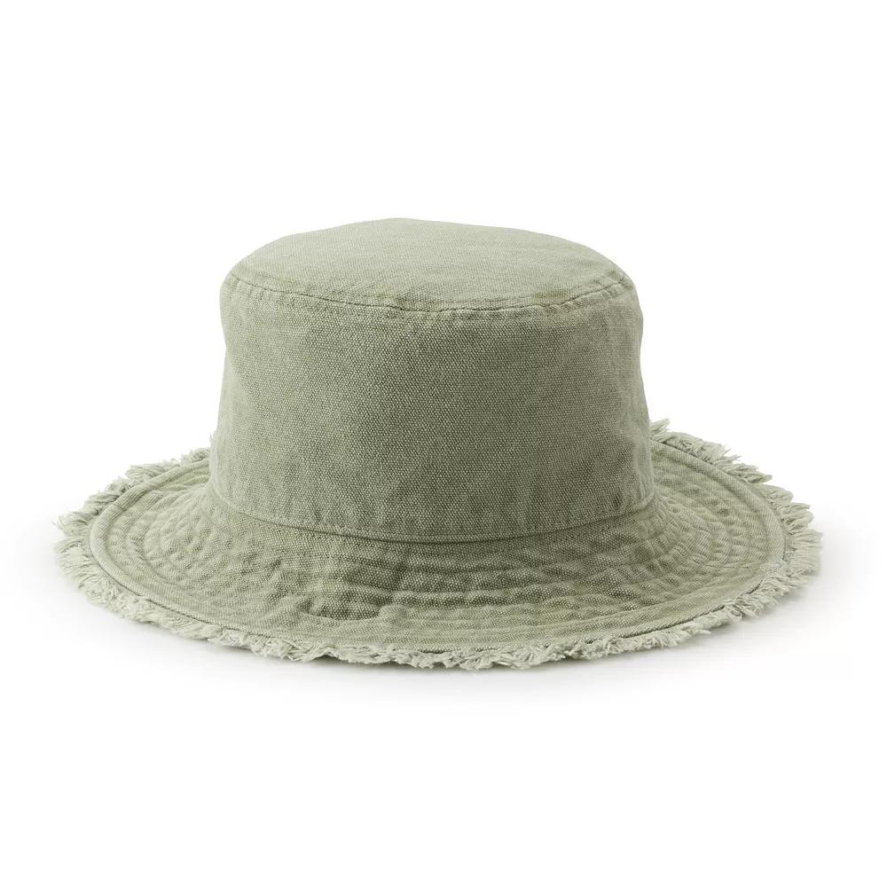 Women's Sonoma Goods For Life® Bucket Hat, Siver Green Product Image