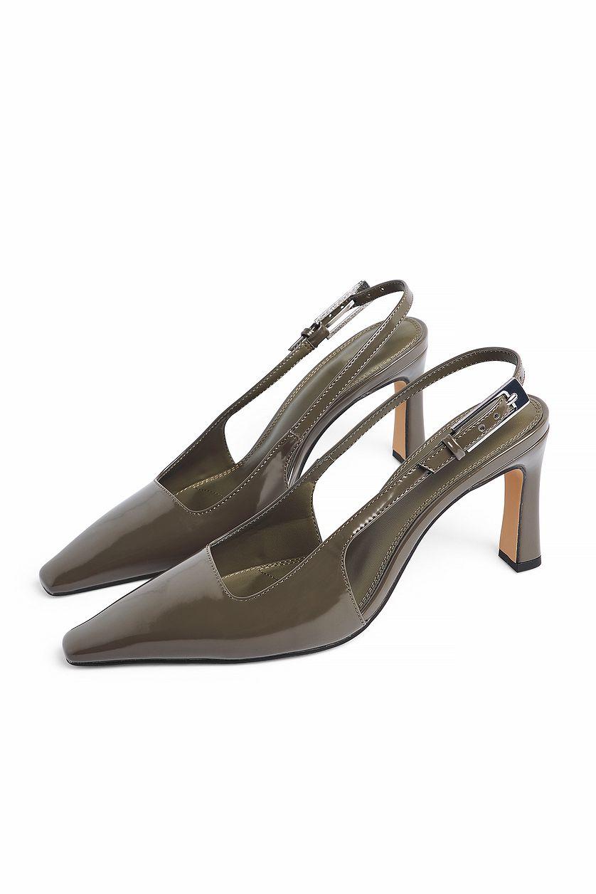 Squared Cut Slingback Pump Product Image