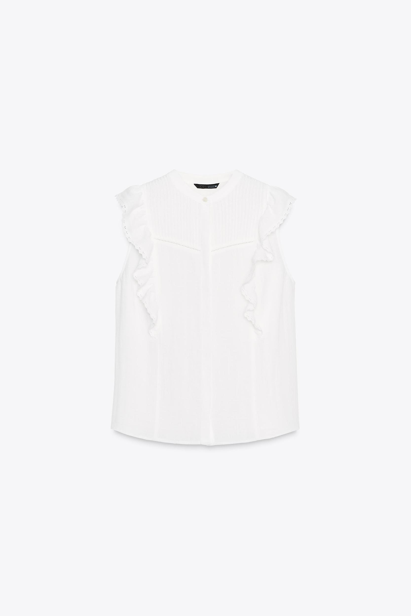 RUFFLED ROMANTIC BLOUSE Product Image