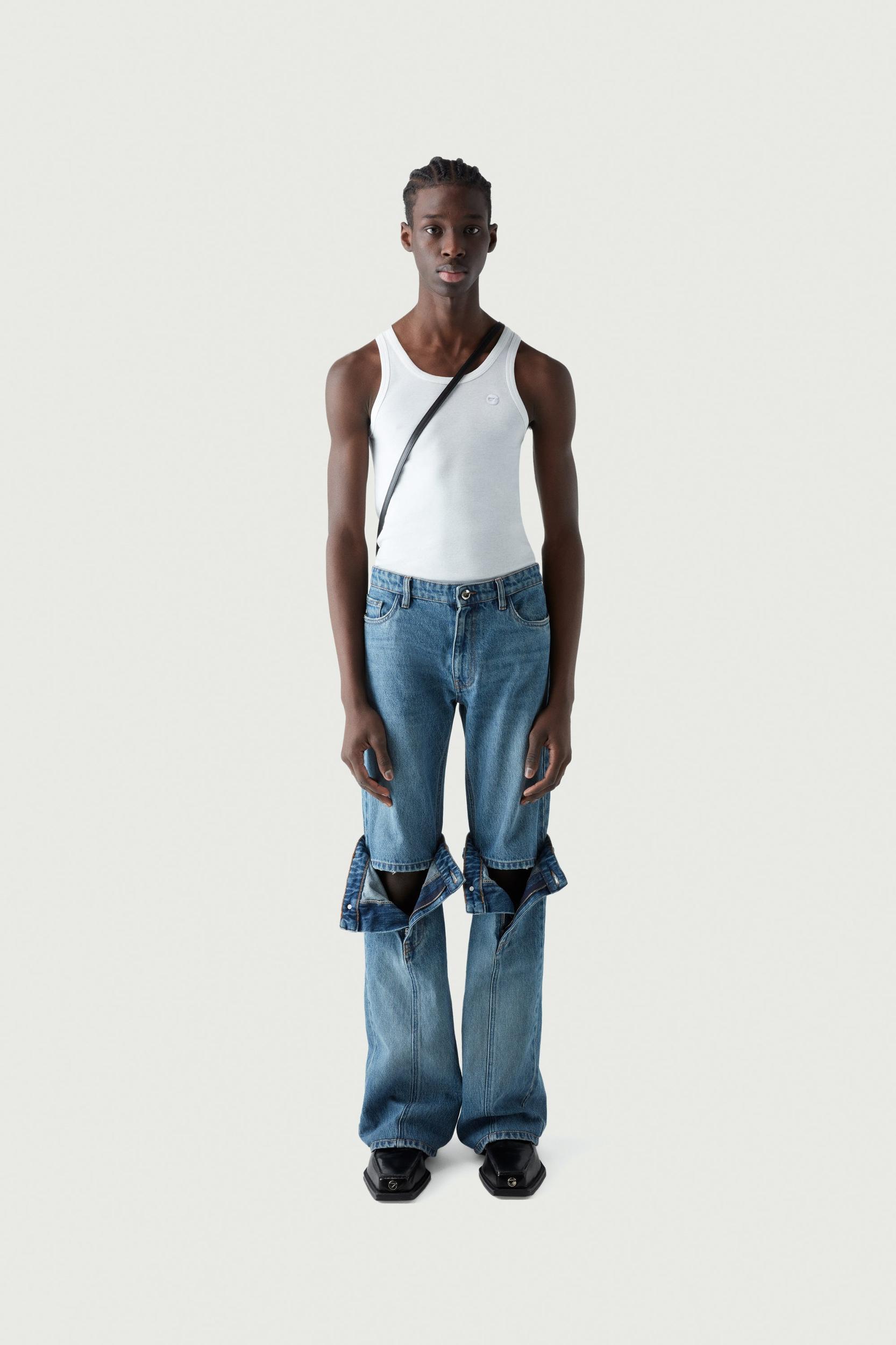 Open Knee Jeans Product Image