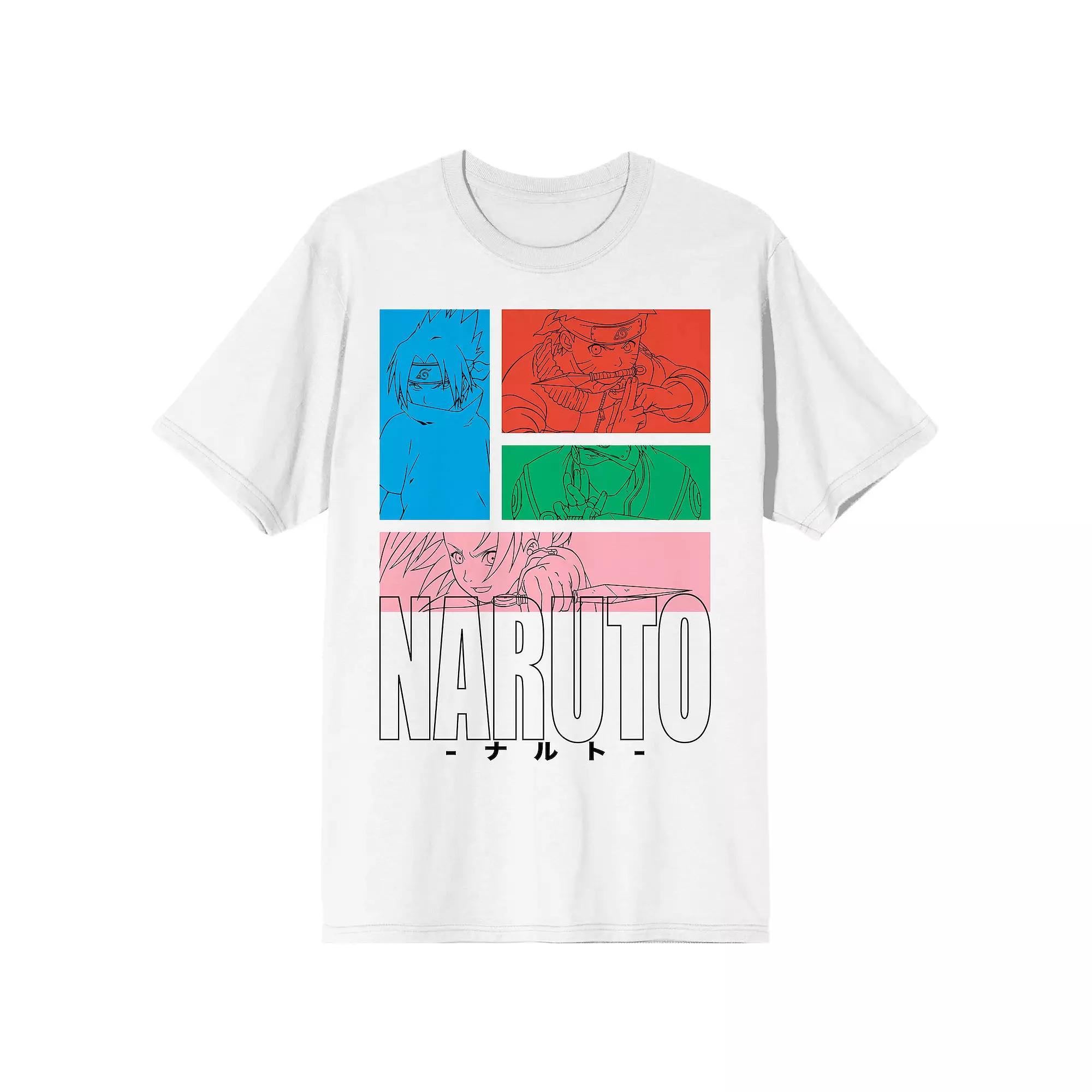 Men's Naruto Classic Group Squares Tee,  Product Image