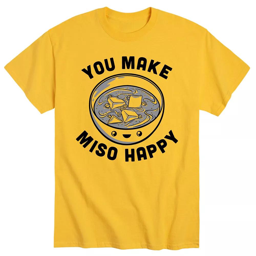 Men's "You Make Miso Happy" Tee,  Product Image