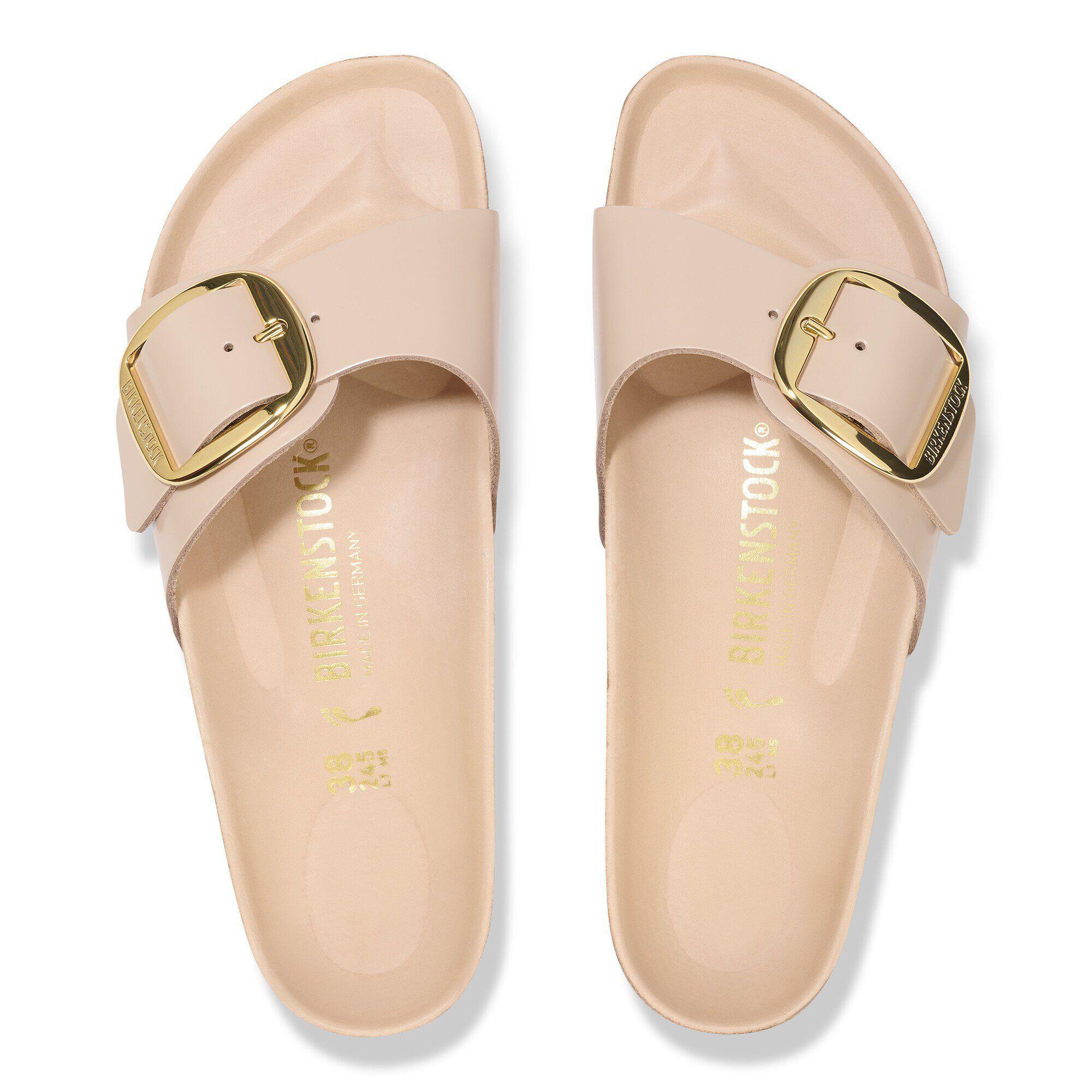 Madrid Big Buckle Natural Leather Patent Product Image