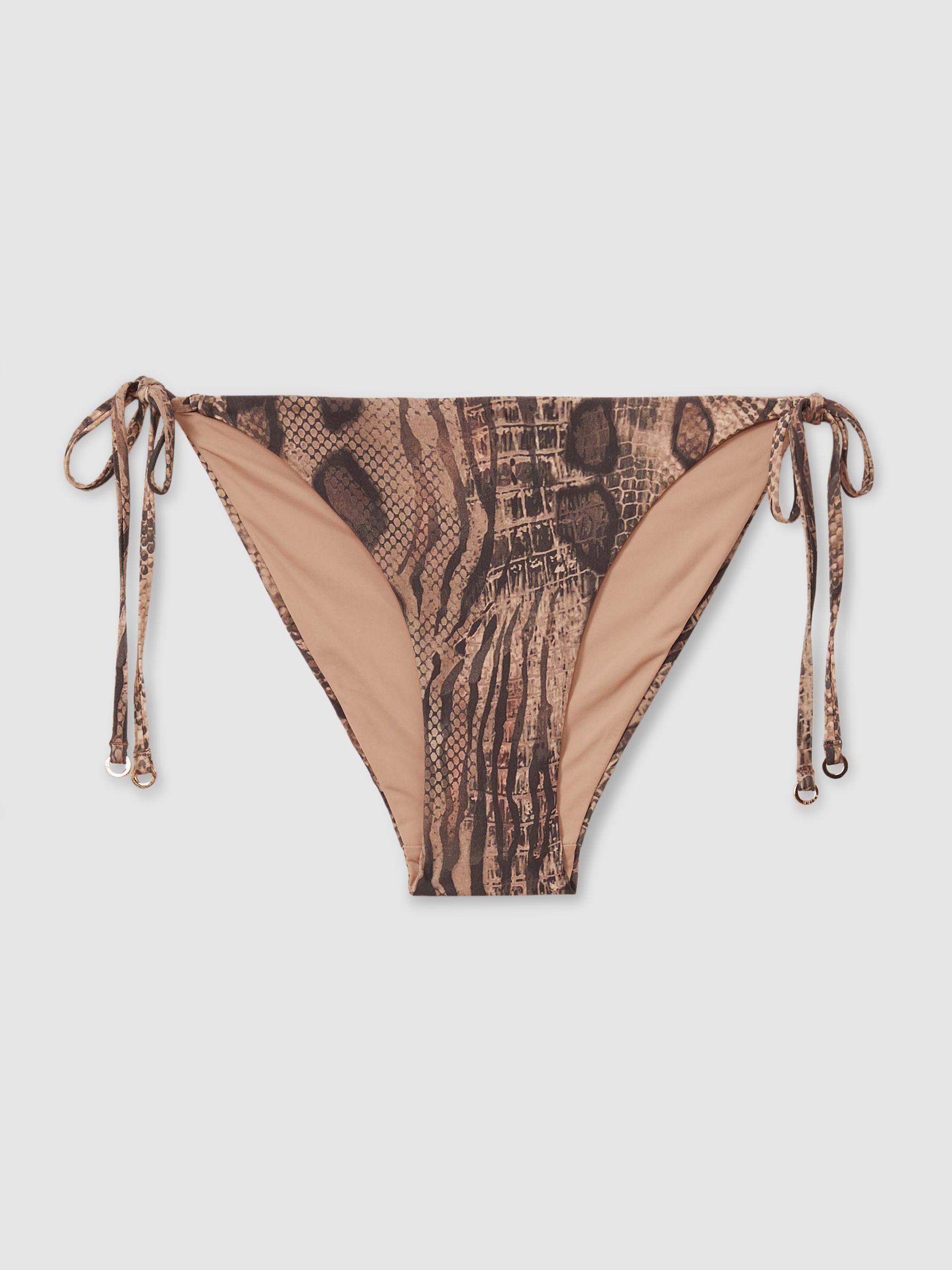 Mid Rise Bikini Bottoms in Mink Product Image
