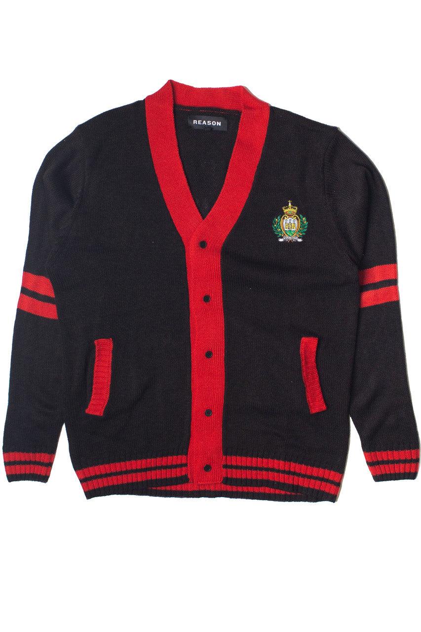 Embroidered Emblem Varsity Cardigan Product Image