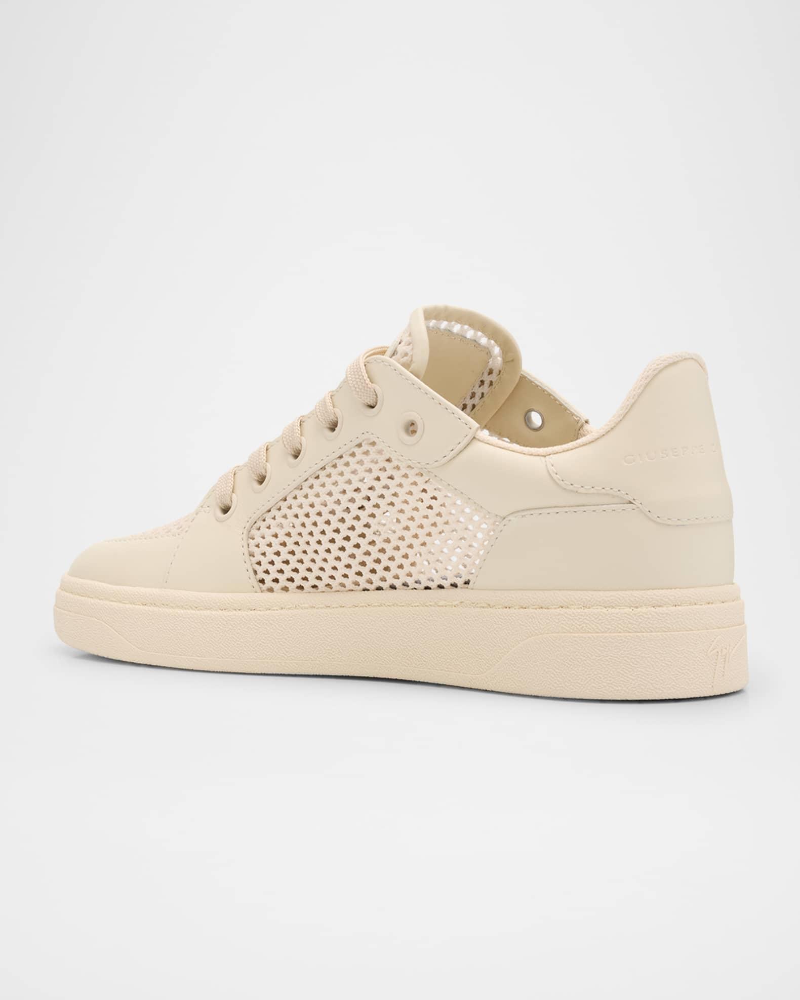 Men's Birel Leather and Mesh Low-Top Sneakers Product Image