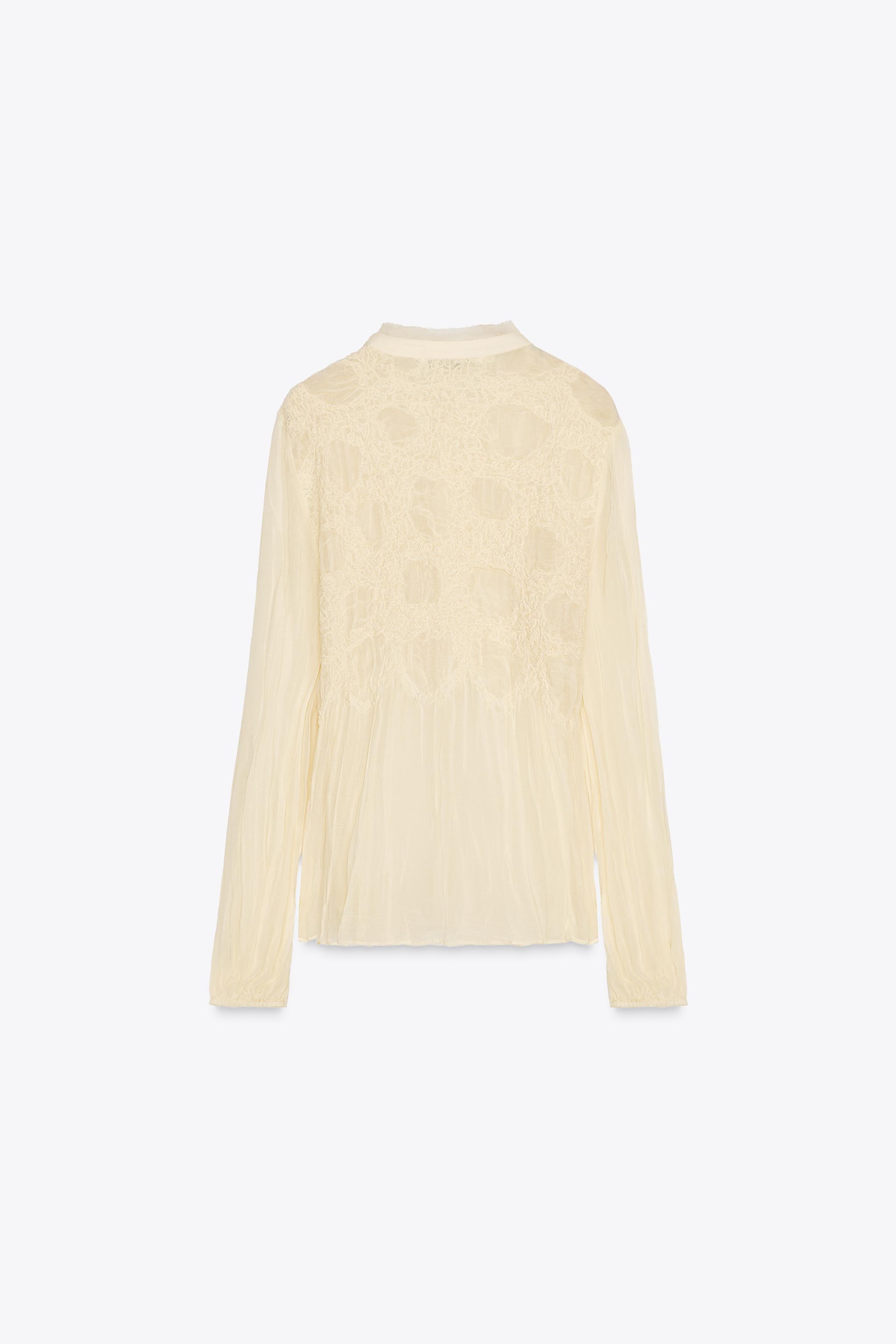 BEADED EMBROIDERED BLOUSE ZW COLLECTION Product Image