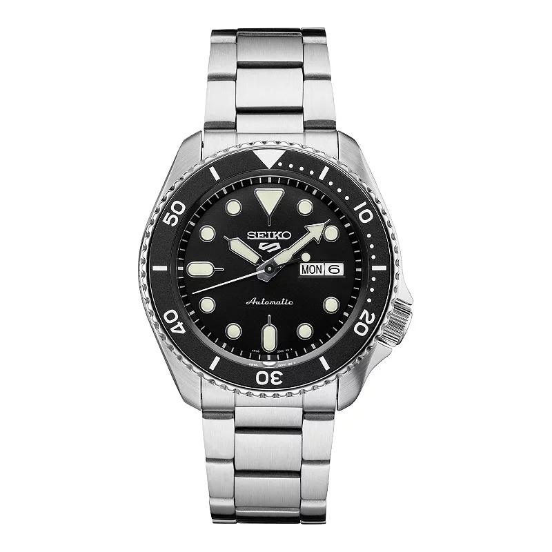 Seiko Mens Seiko 5 Sports Automatic Black Nylon Strap Watch Product Image