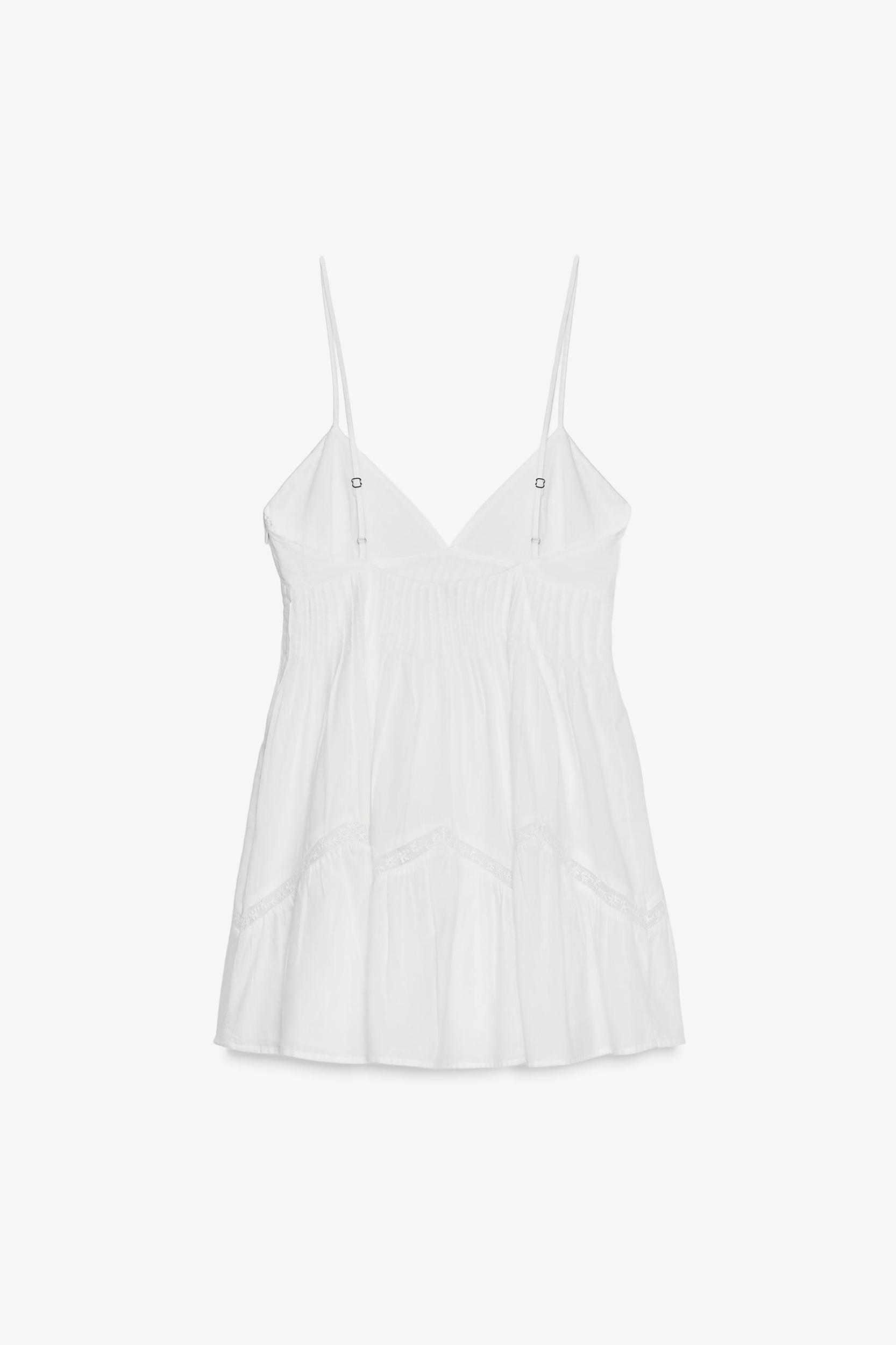 EMBROIDERED SHORT DRESS Product Image