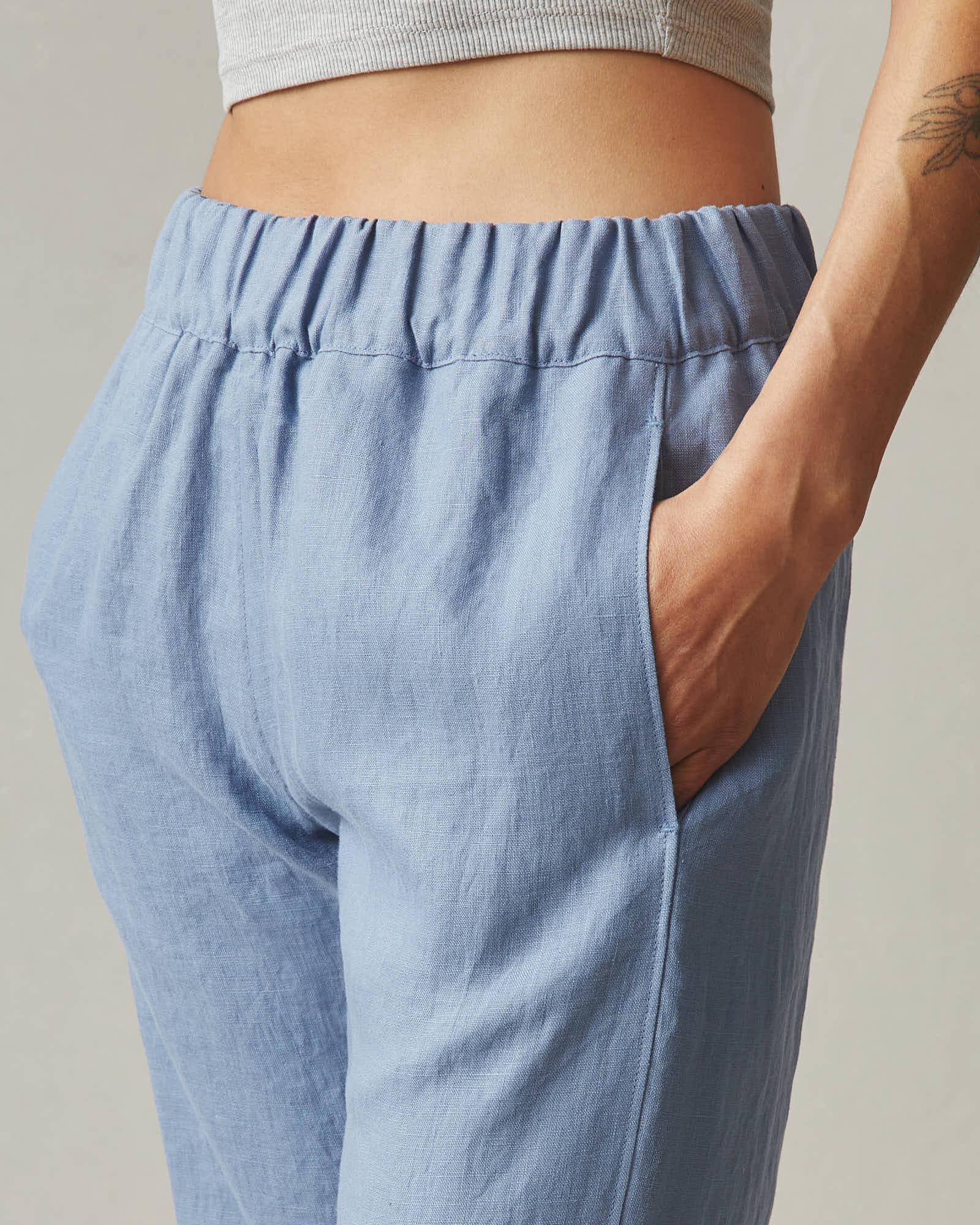Women's Linen Pant - Beach Horizon Product Image