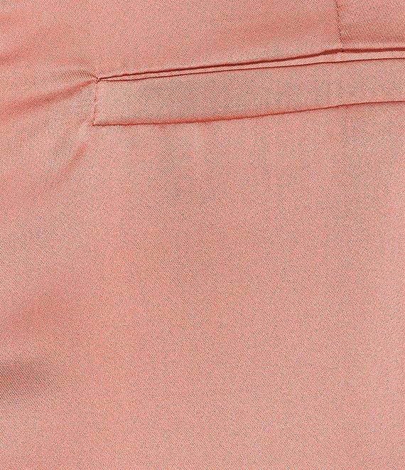 Le' AL.X Coordinating Satin Wide Leg High Rise Trouser Pants Product Image