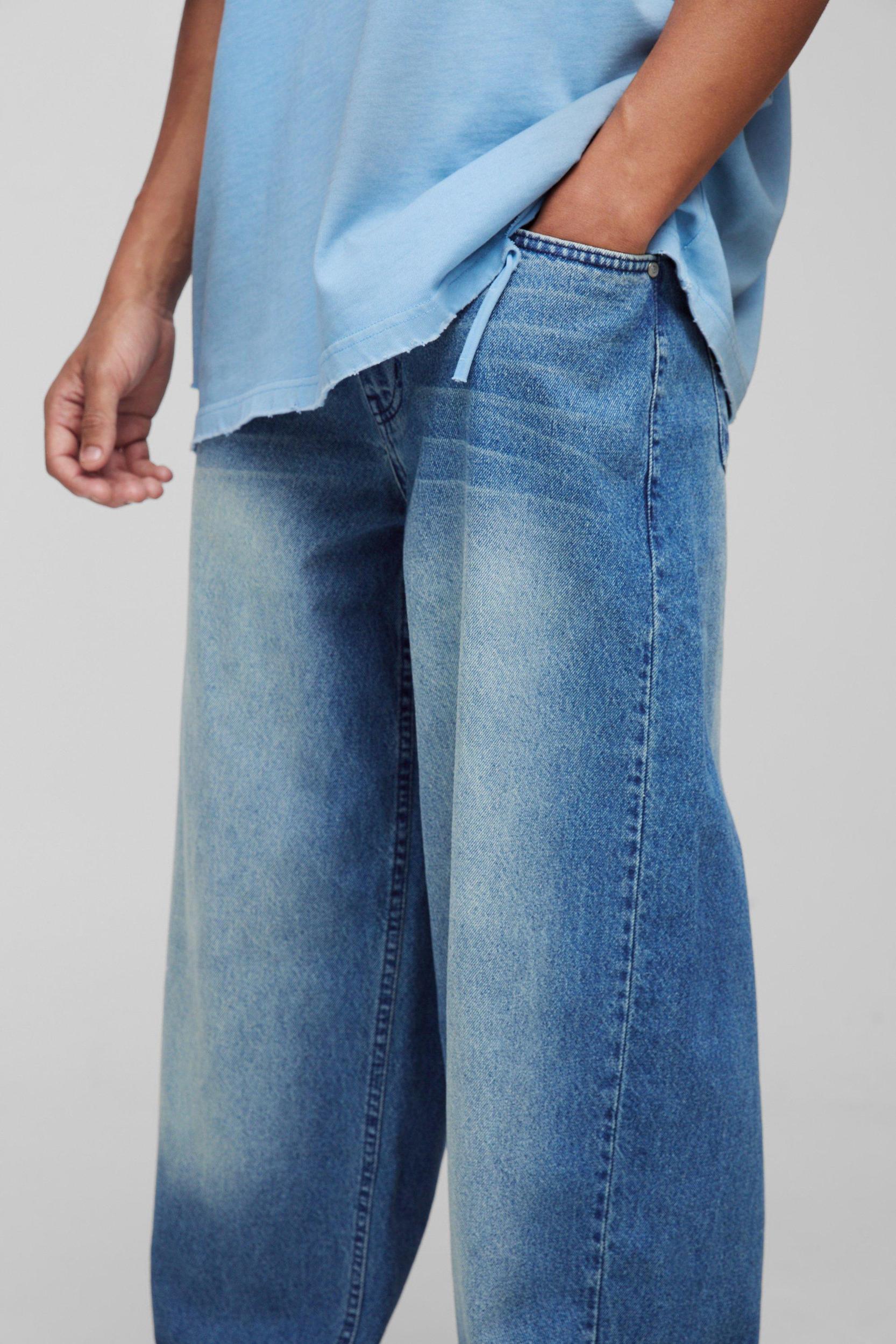 Baggy Rigid Jeans | boohooMAN USA Product Image