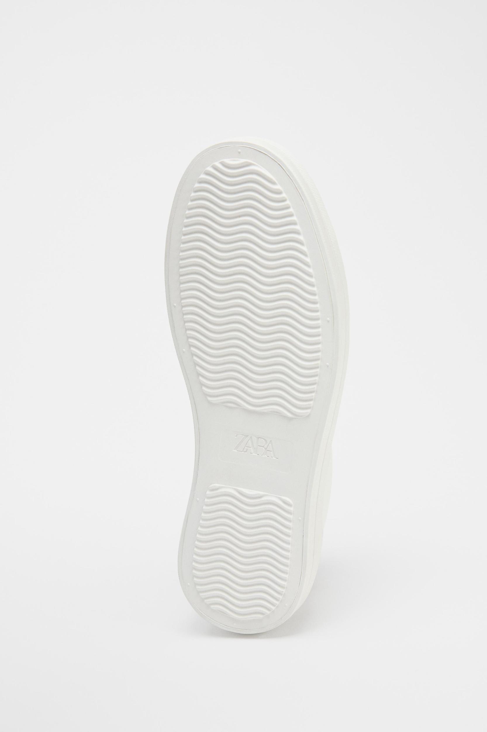 TOPSTITCHING DETAIL SNEAKERS Product Image