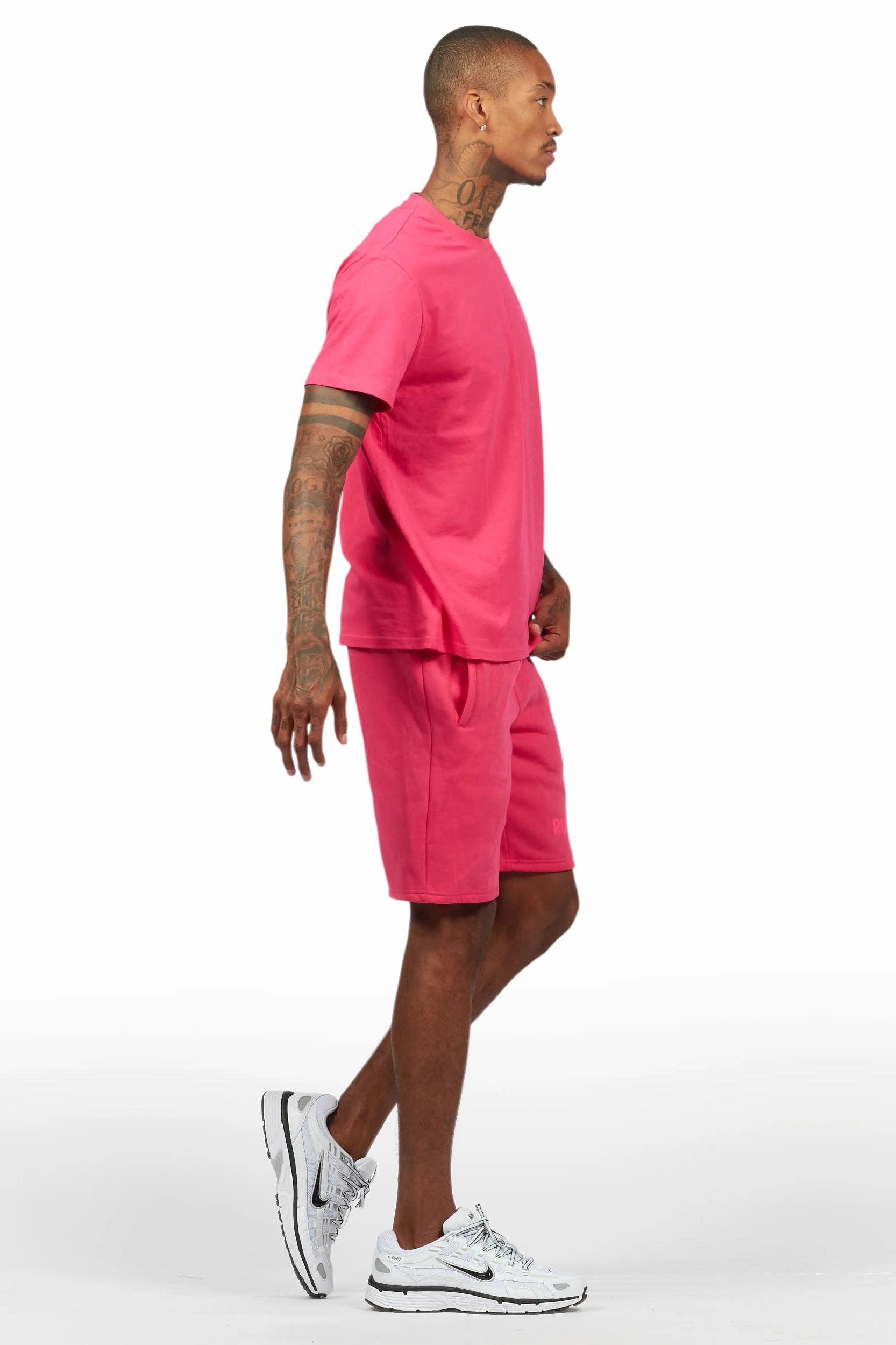 Sana Fuschia Short Set Male Product Image