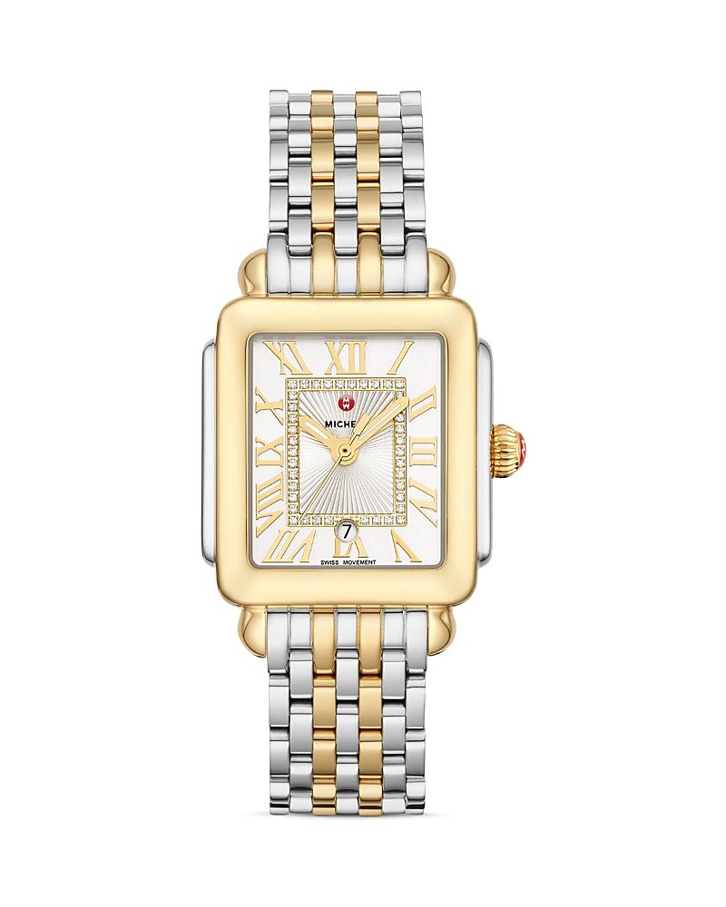 Womens Deco Madison Diamond & Stainless Steel Bracelet Watch Product Image
