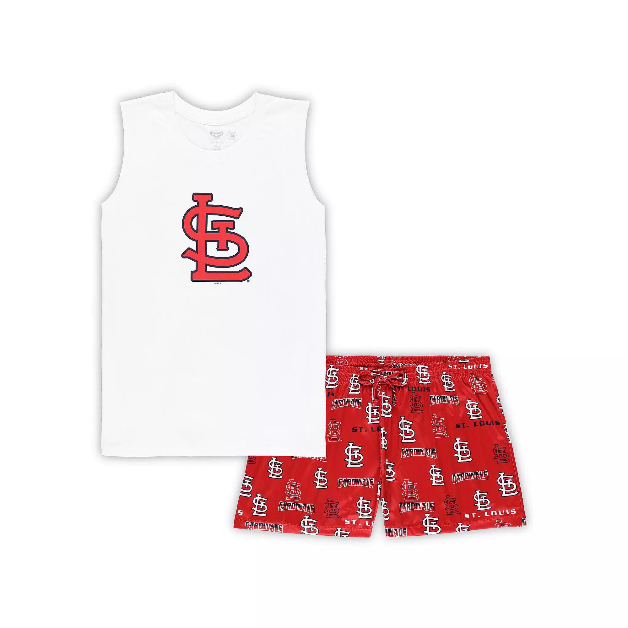 Women's Concepts Sport White/Red St. Louis Cardinals Plus  Product Image
