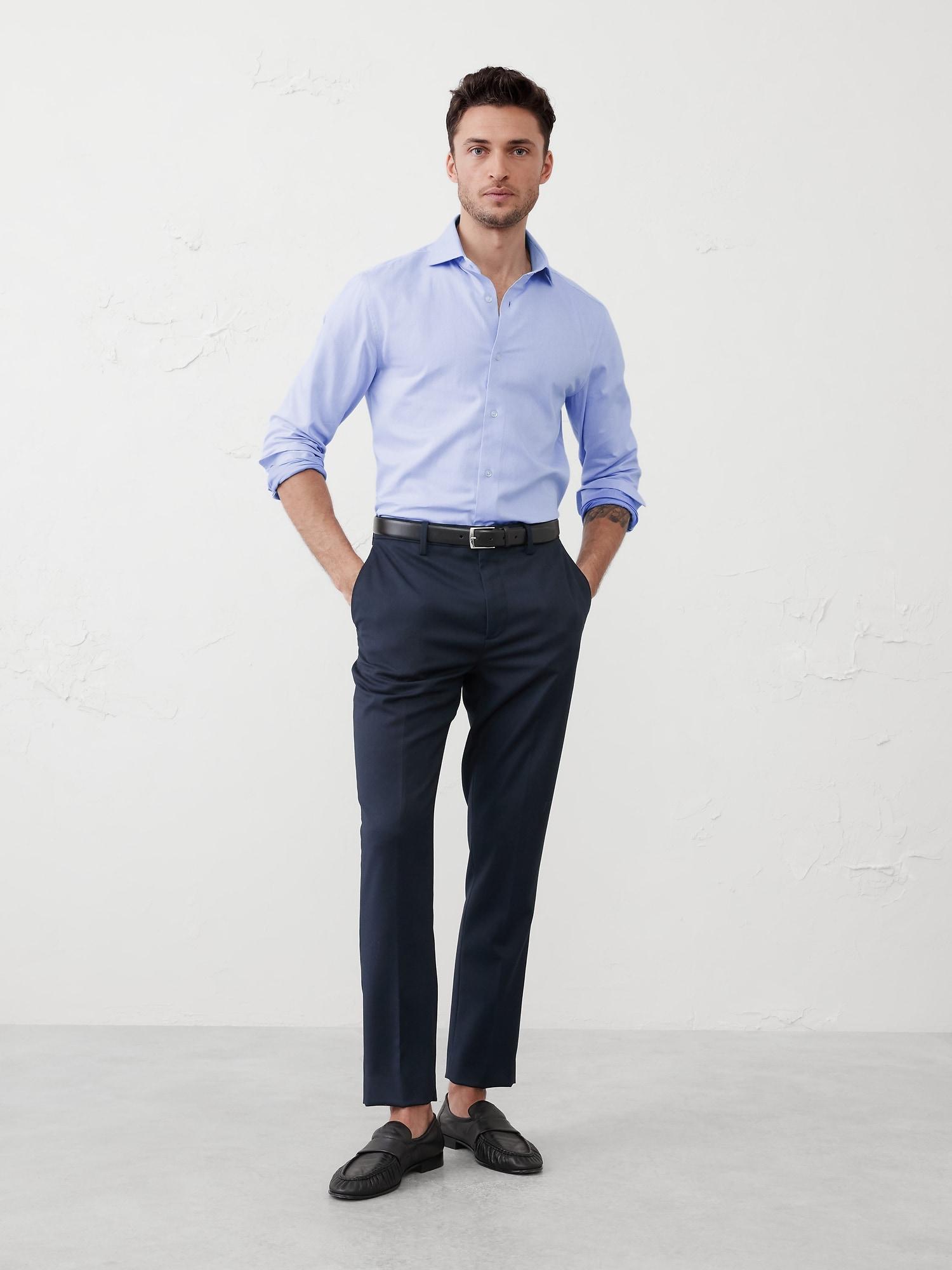 Slim Dobby Dress Shirt Product Image