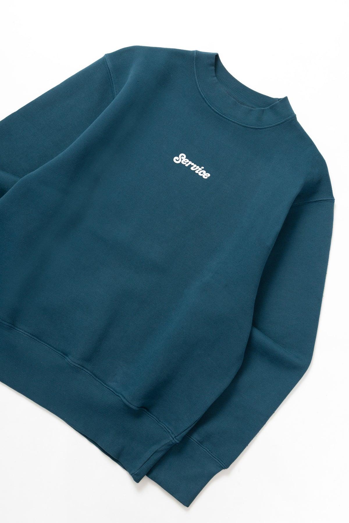 Service Works - Service Logo Crewneck - Ocean Product Image