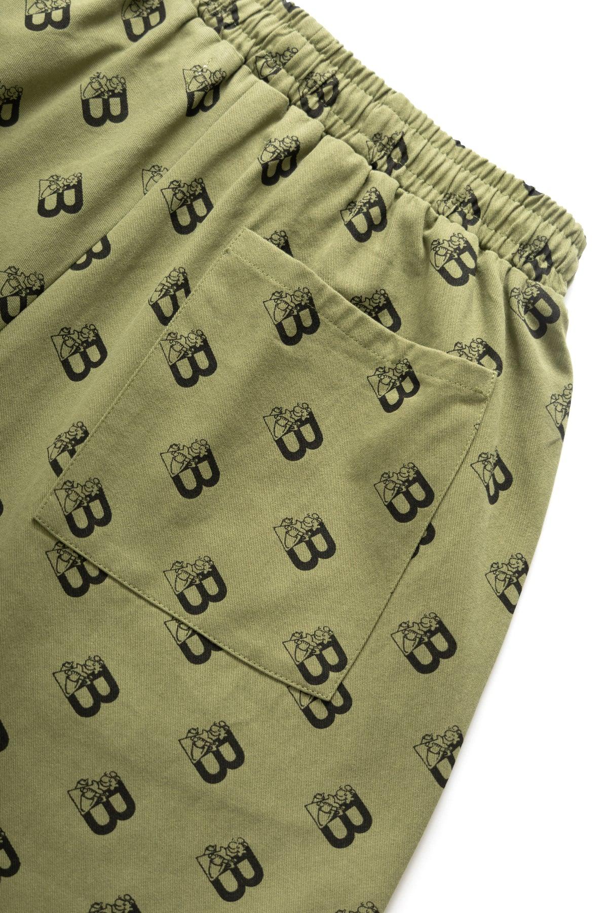 Blacksmith - All Over Grafter Shorts - Olive Product Image