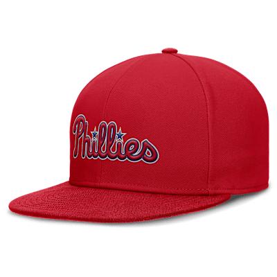 Men's Nike Red Philadelphia Phillies True Performance Fitted Hat,  Product Image