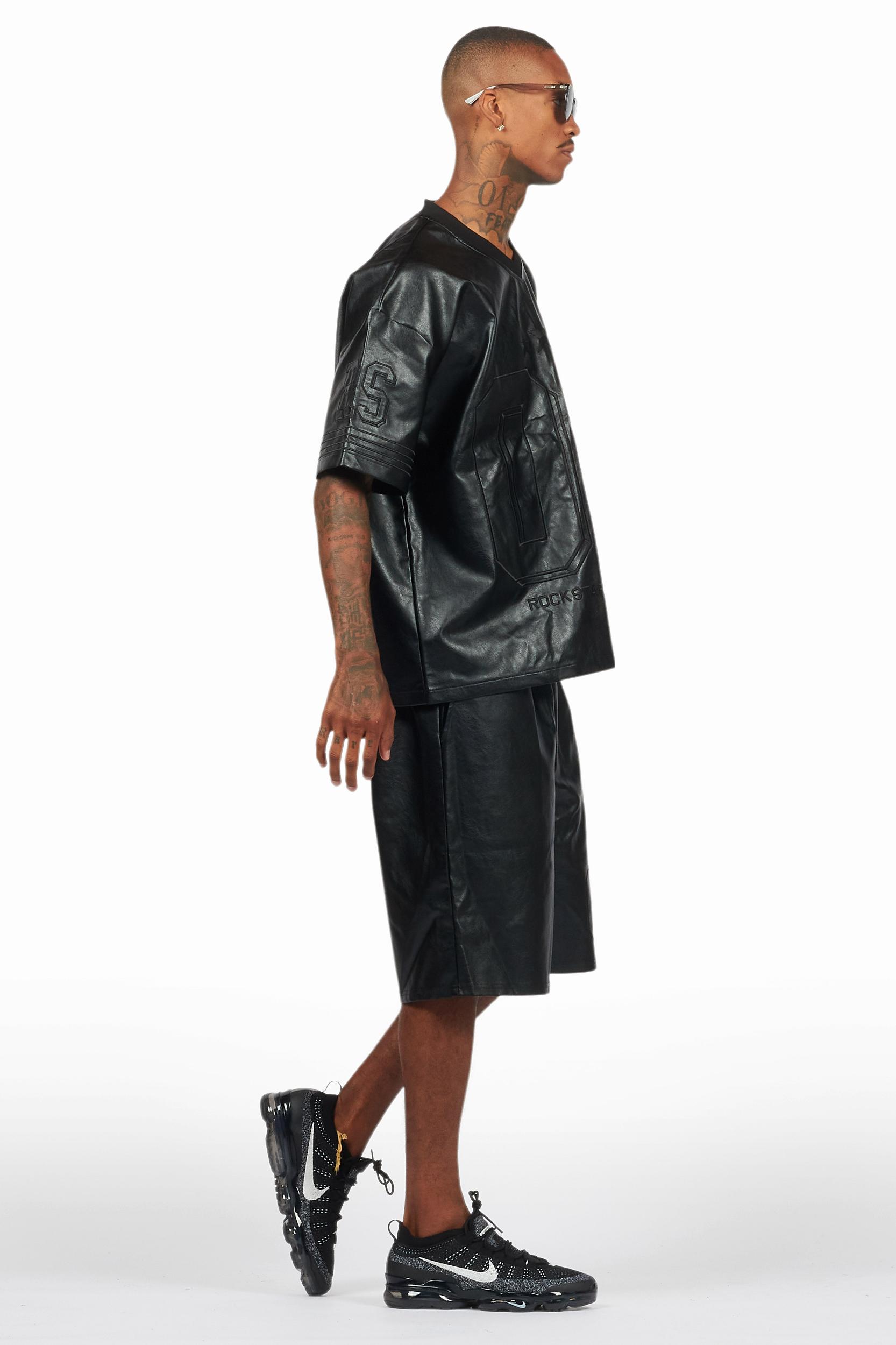 Antosha Black T-Shirt/Short Set Male Product Image