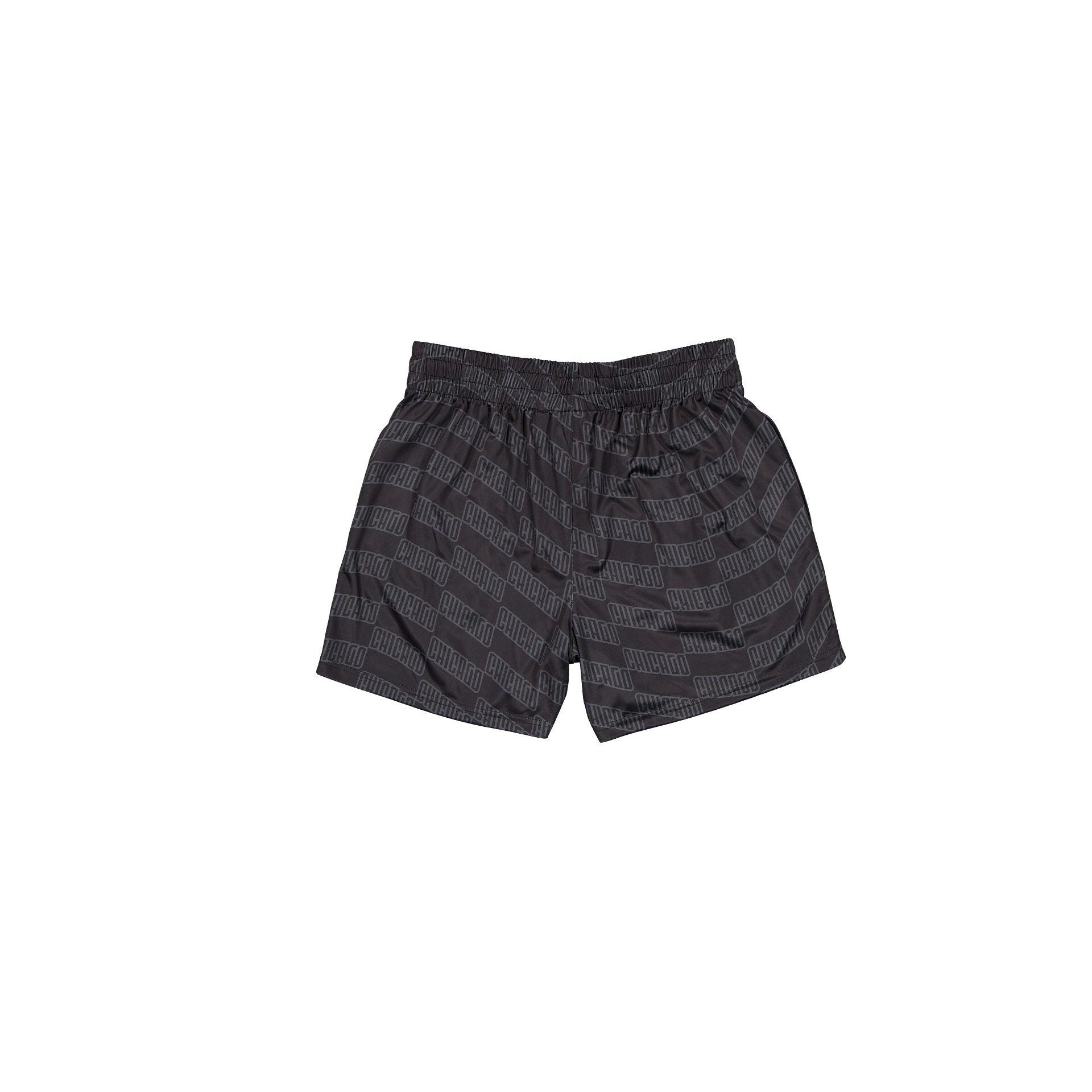 Chicago Bulls Black All-Over-Print Shorts Male Product Image