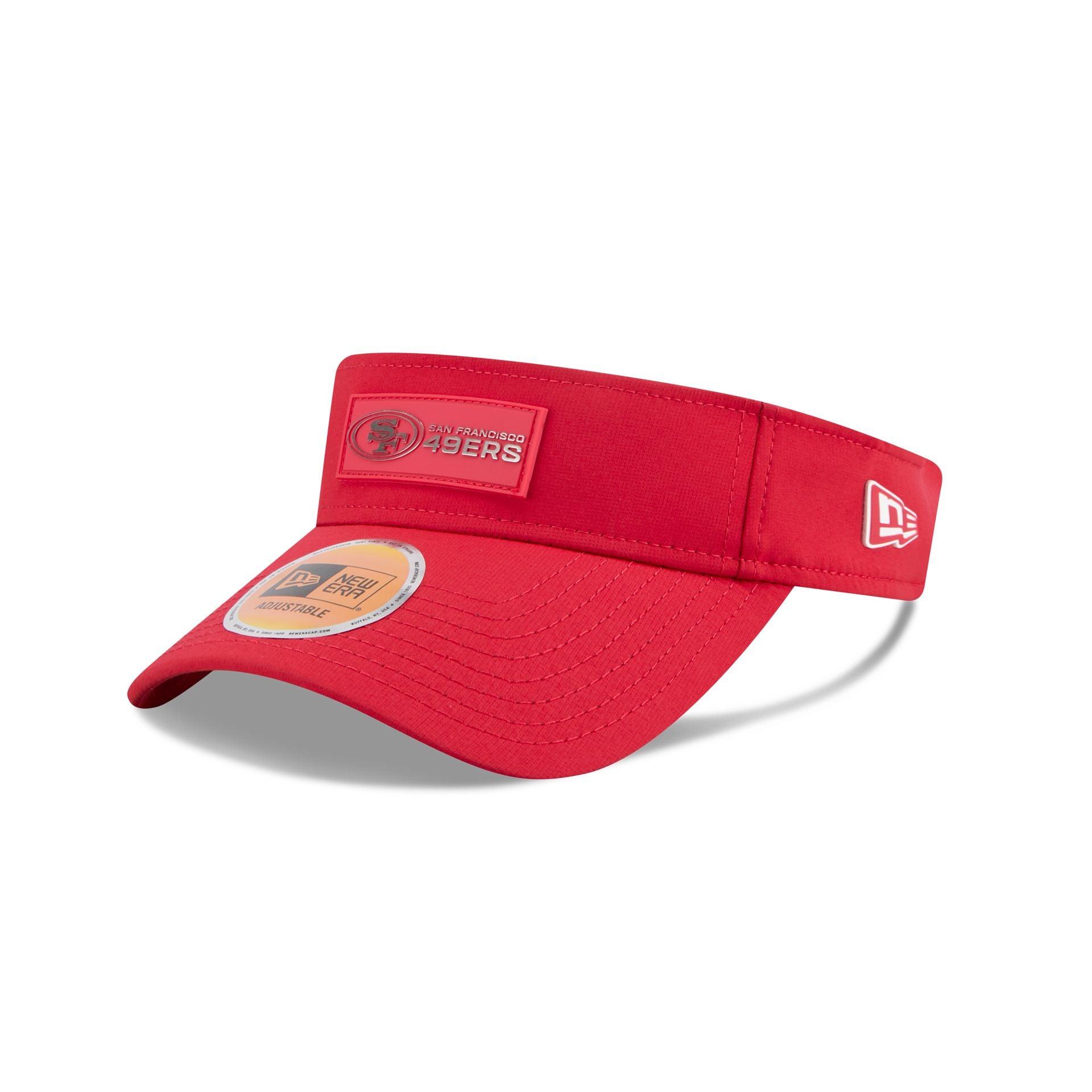 San Francisco 49ers 2025 Sideline Hot Weather Visor Adjustable Hat Male Product Image