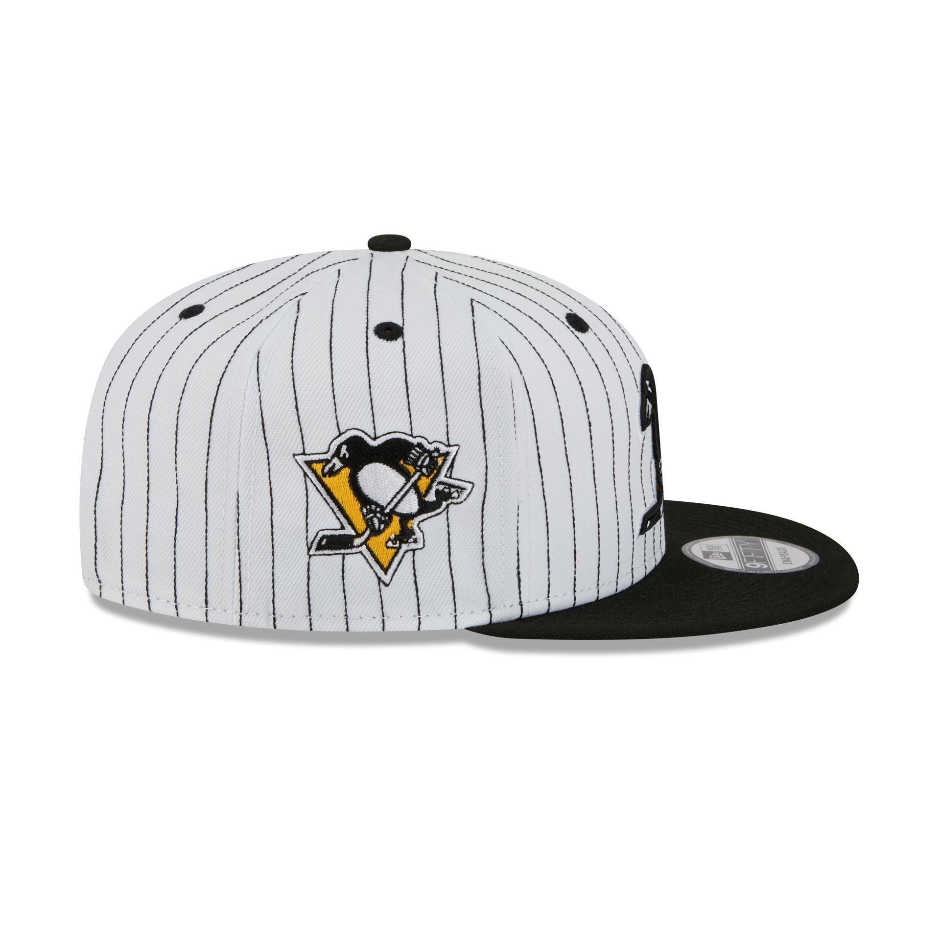Pittsburgh Penguins Deceptor Pinstripe 9FIFTY Snapback Hat Male Product Image