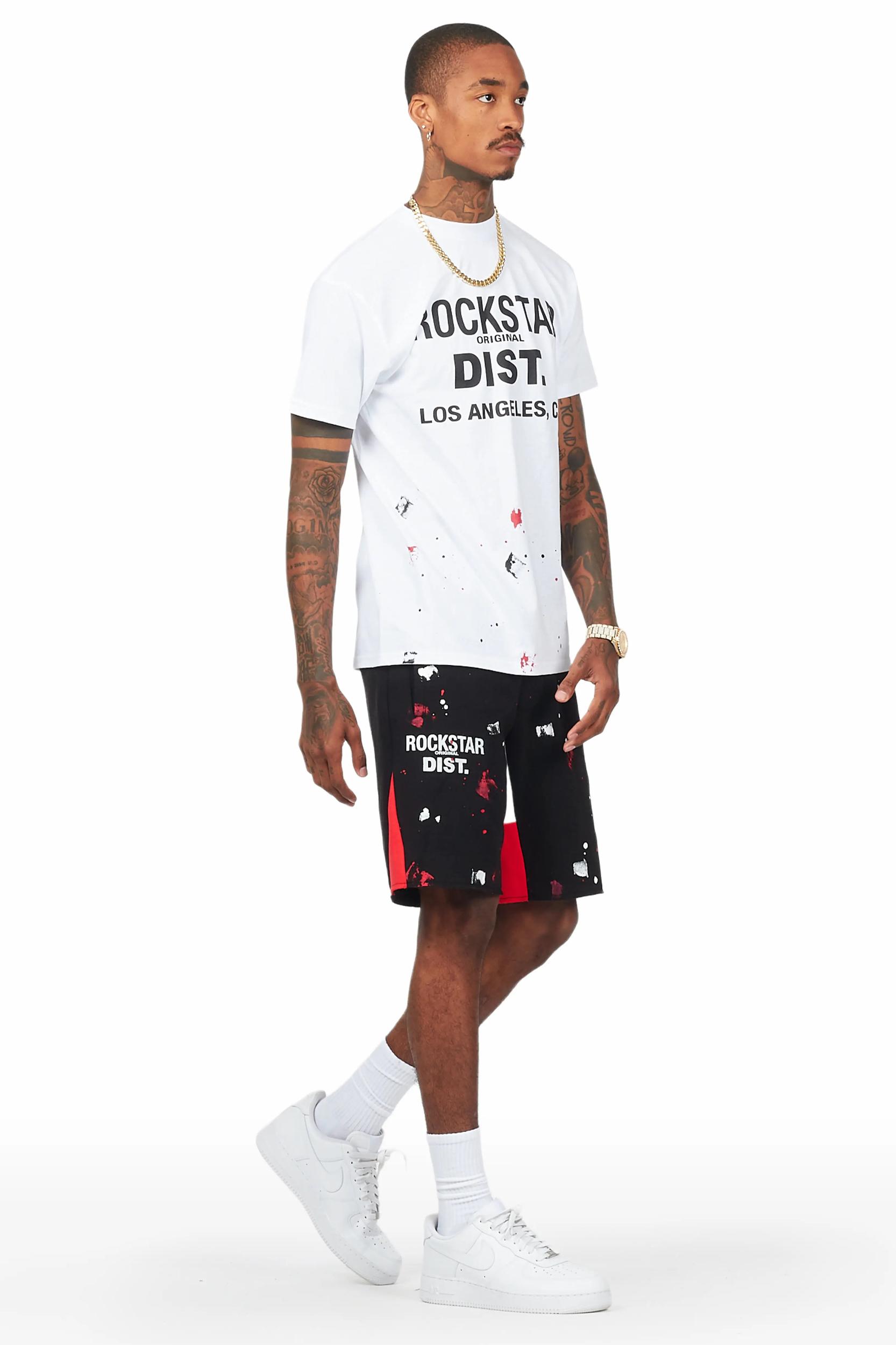 Scottie White/Black Short Set Male Product Image