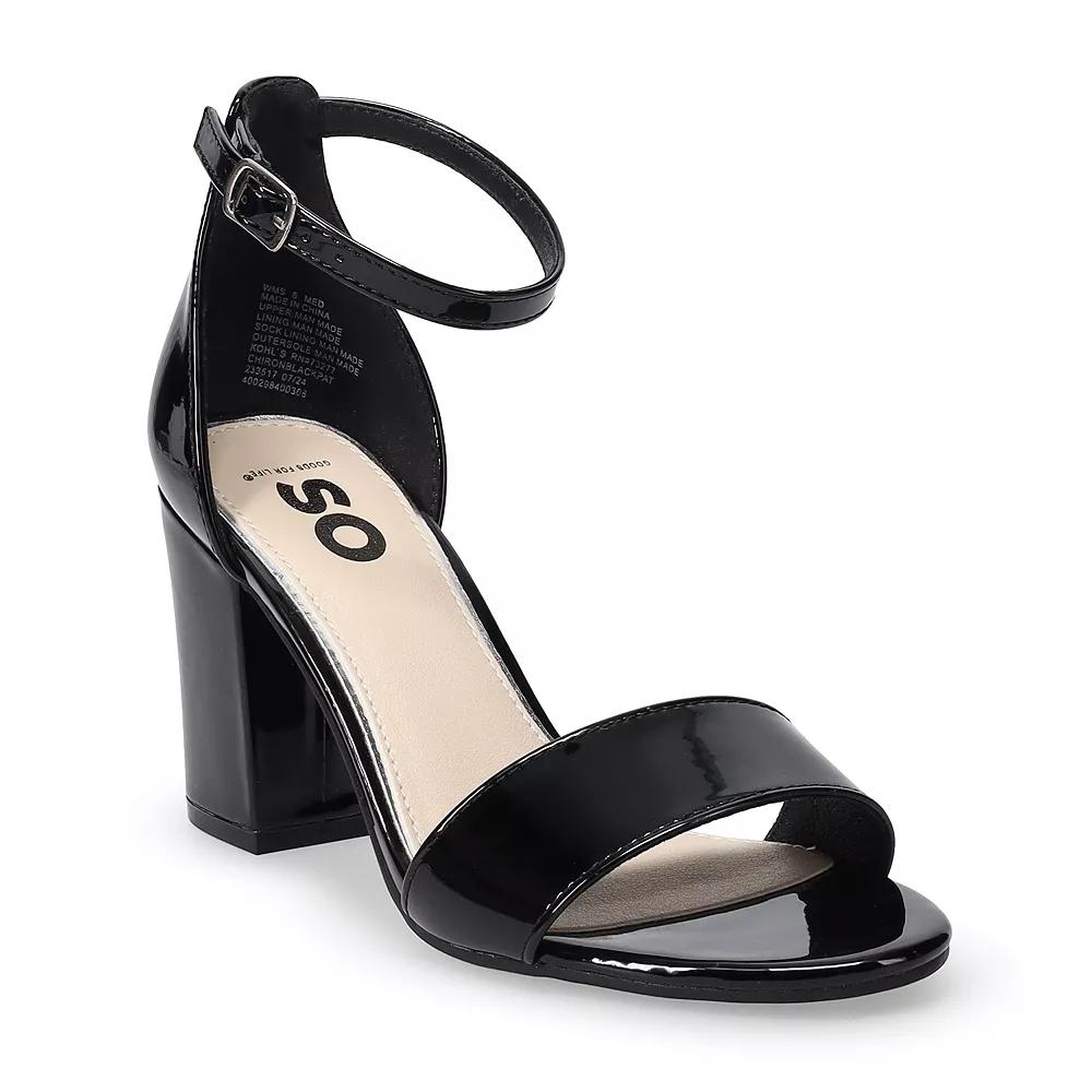 SO® Women's Heeled Dress Sandals,  Product Image