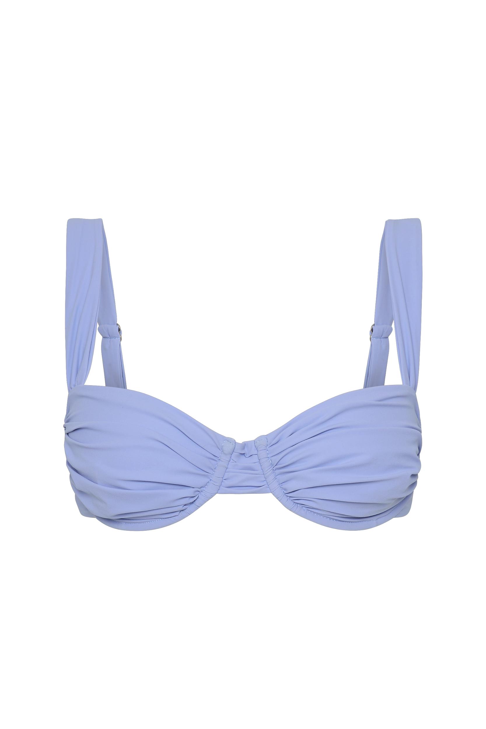 Sol Bikini Top Blue - Final Sale Product Image