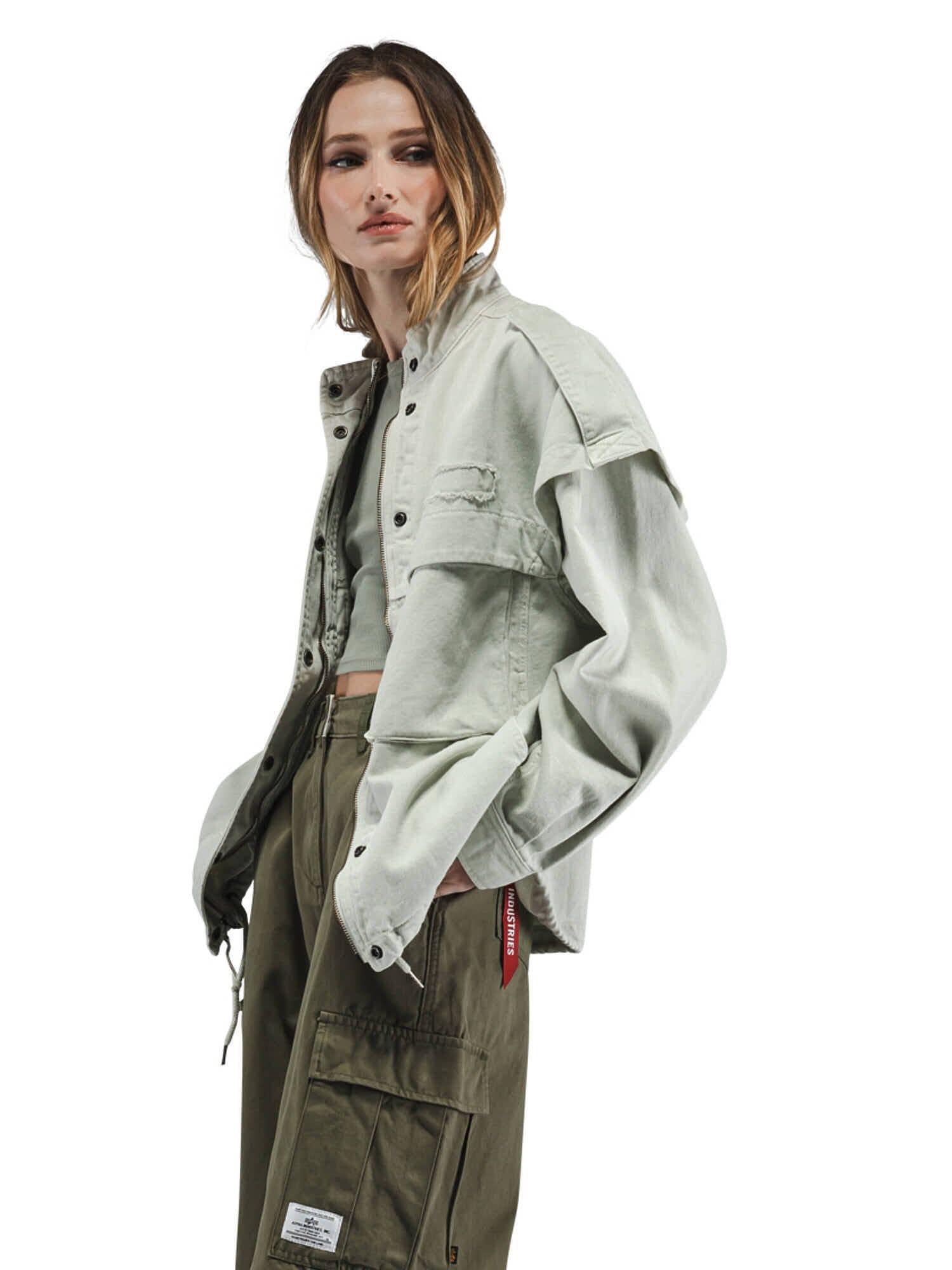 OVERSIZED CTN UTILITY JACKET W Female Product Image