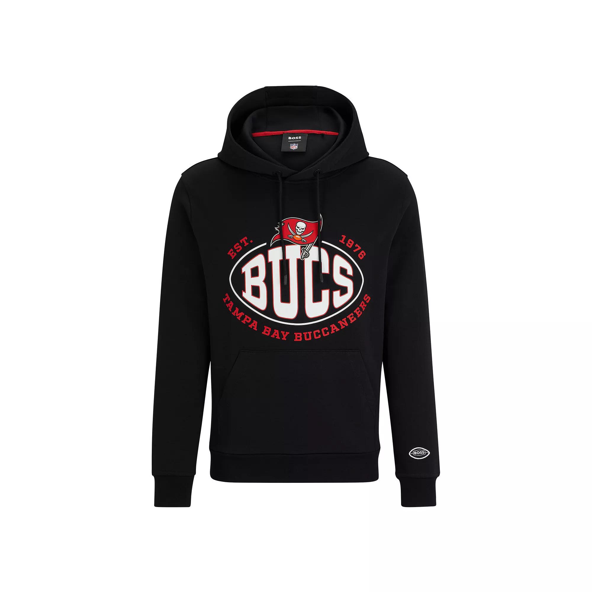 Men's BOSS X NFL White Denver Broncos Touchback Pullover Hoodie,  Product Image