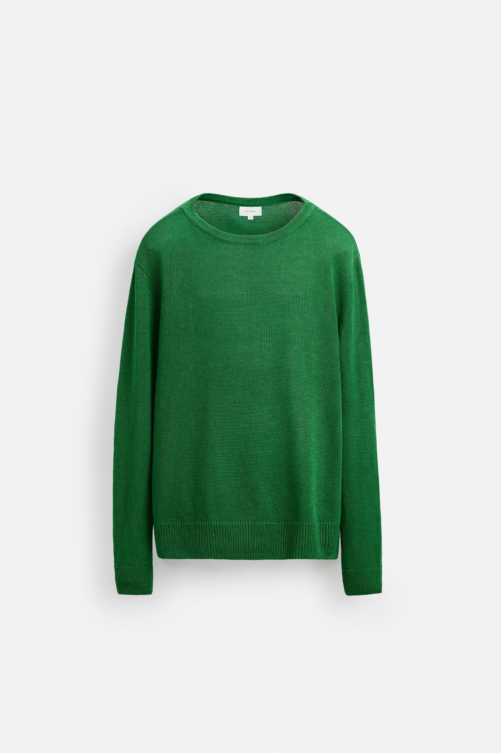 100% LINEN SWEATER Product Image