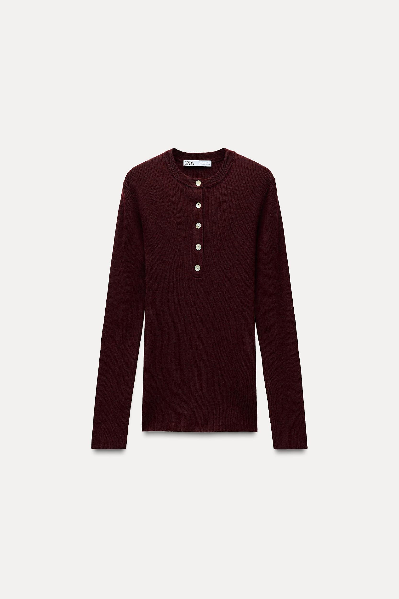 FINE KNIT WOOL SKIRT Product Image