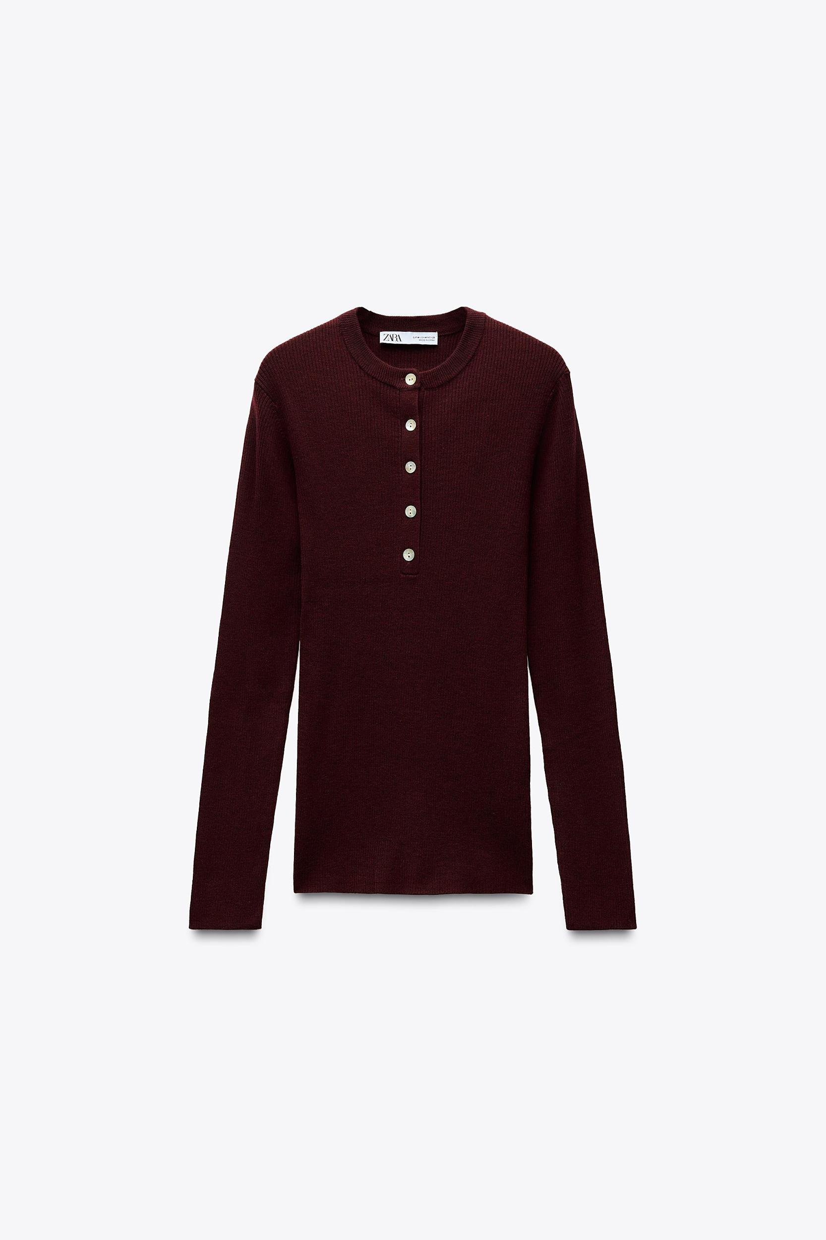 FINE KNIT WOOL SKIRT Product Image