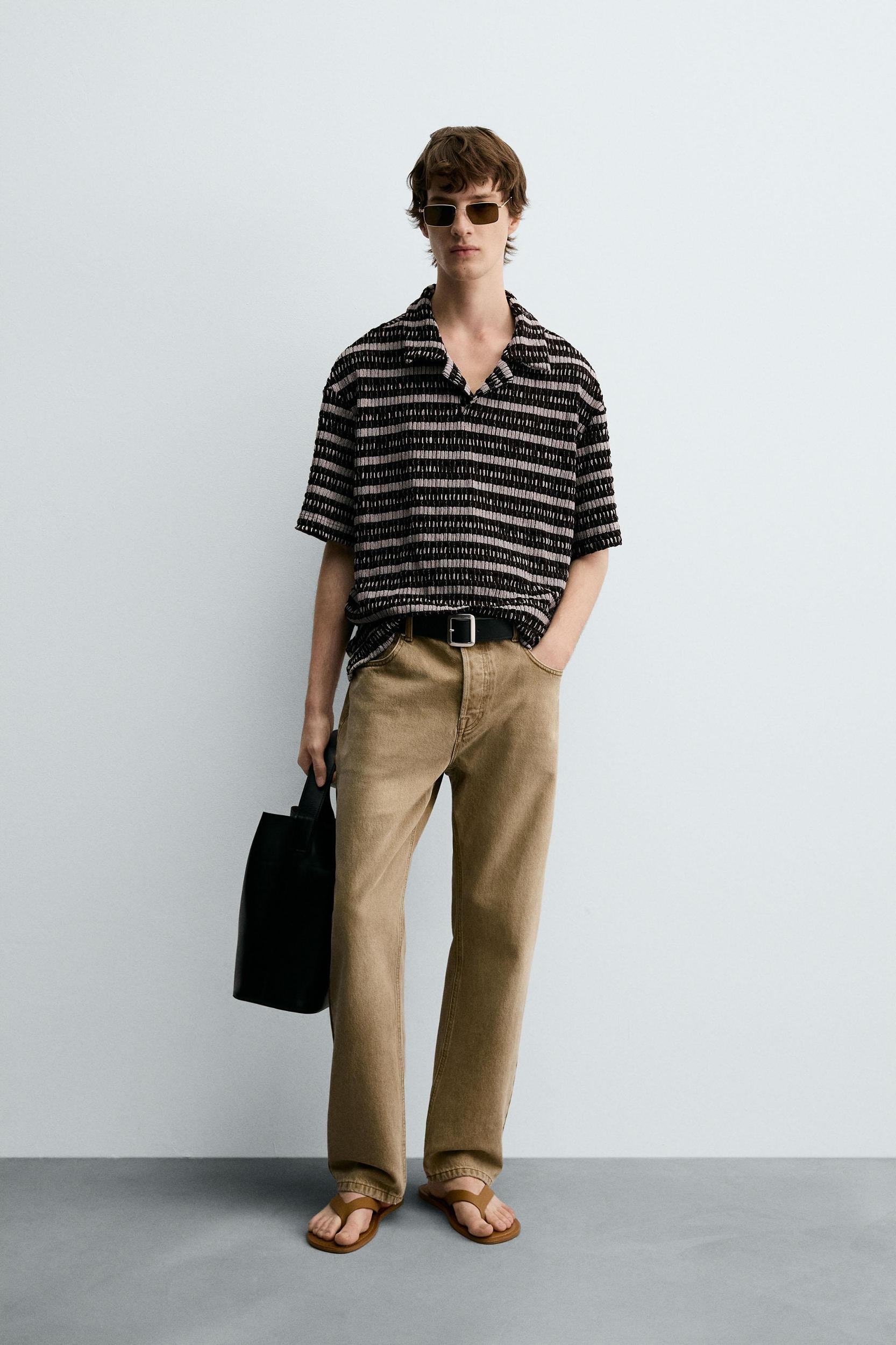 JACQUARD KNIT POLO Product Image