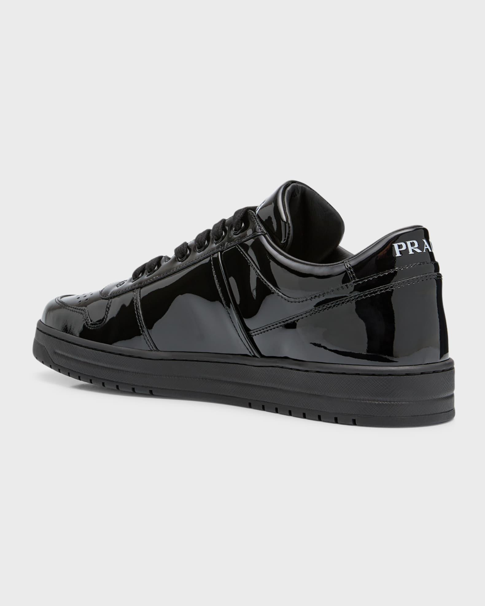 Men's Downtown Patent Leather Low-Top Sneakers Product Image