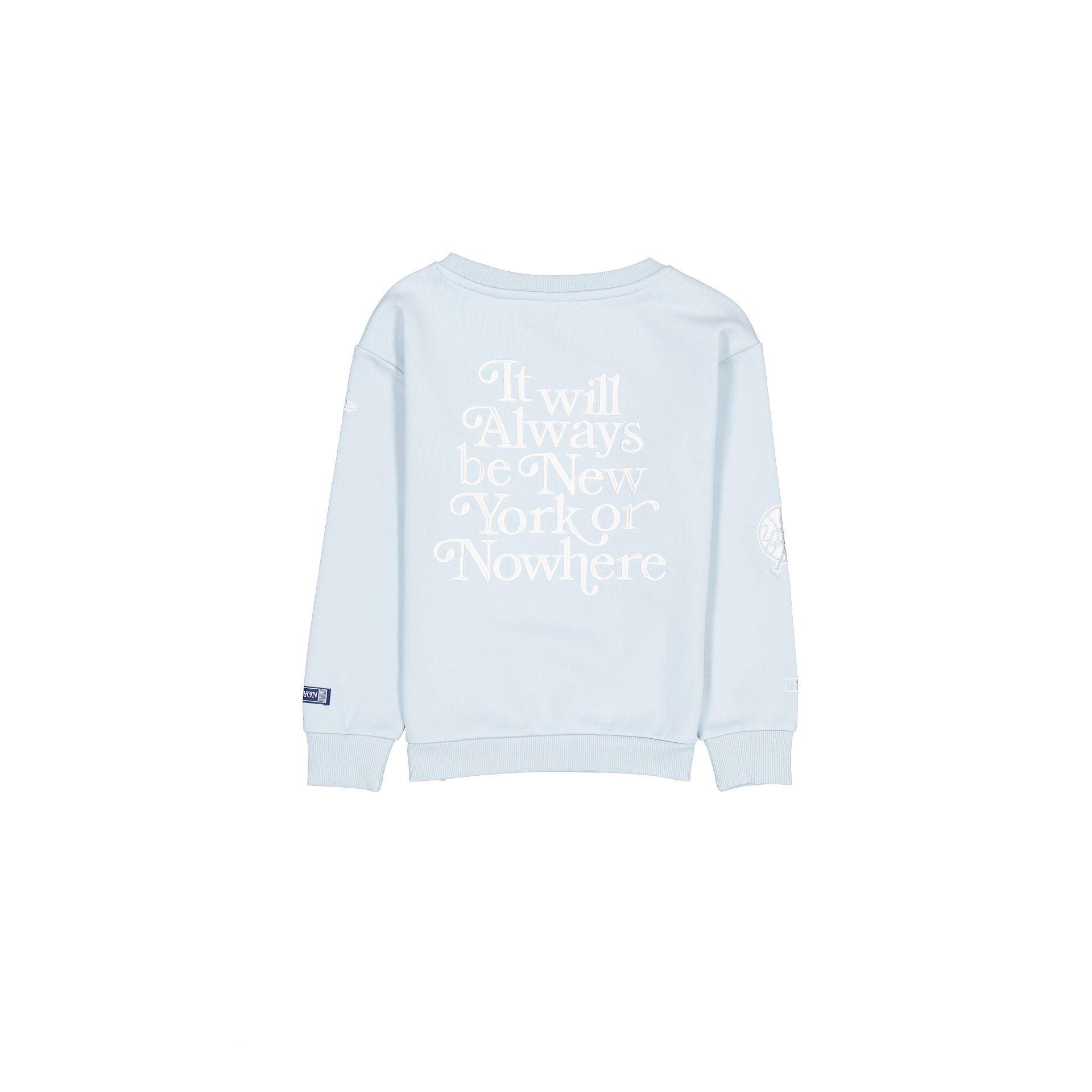 New York or Nowhere x New York Yankees Blue Youth Crewneck Product Image