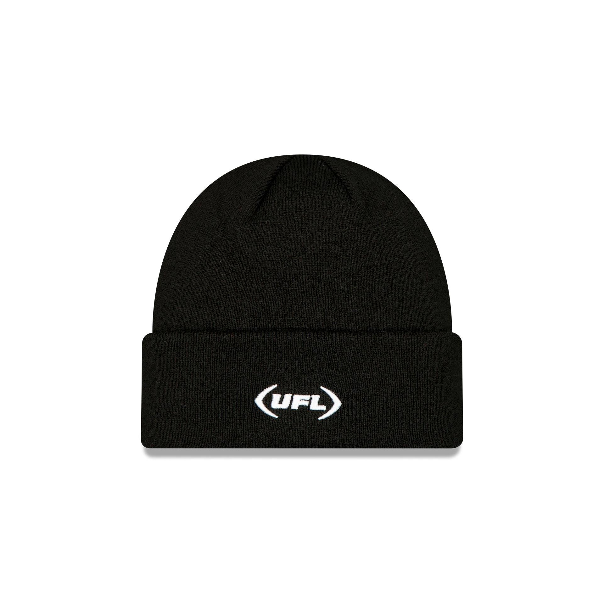 UFL Black Cuff Knit Beanie Male Product Image