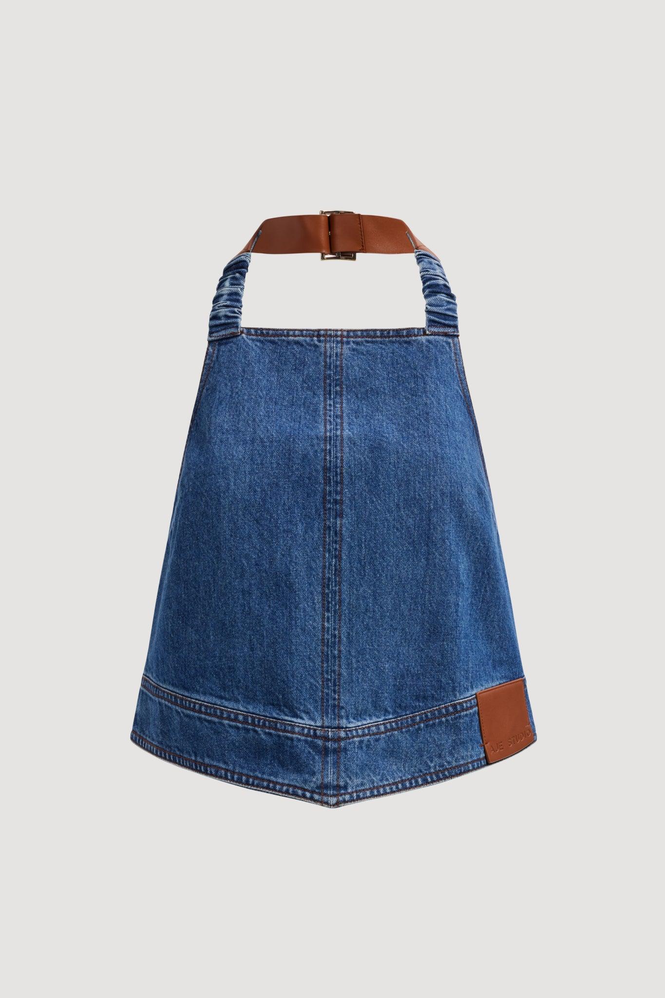 Zella Denim Halter Product Image