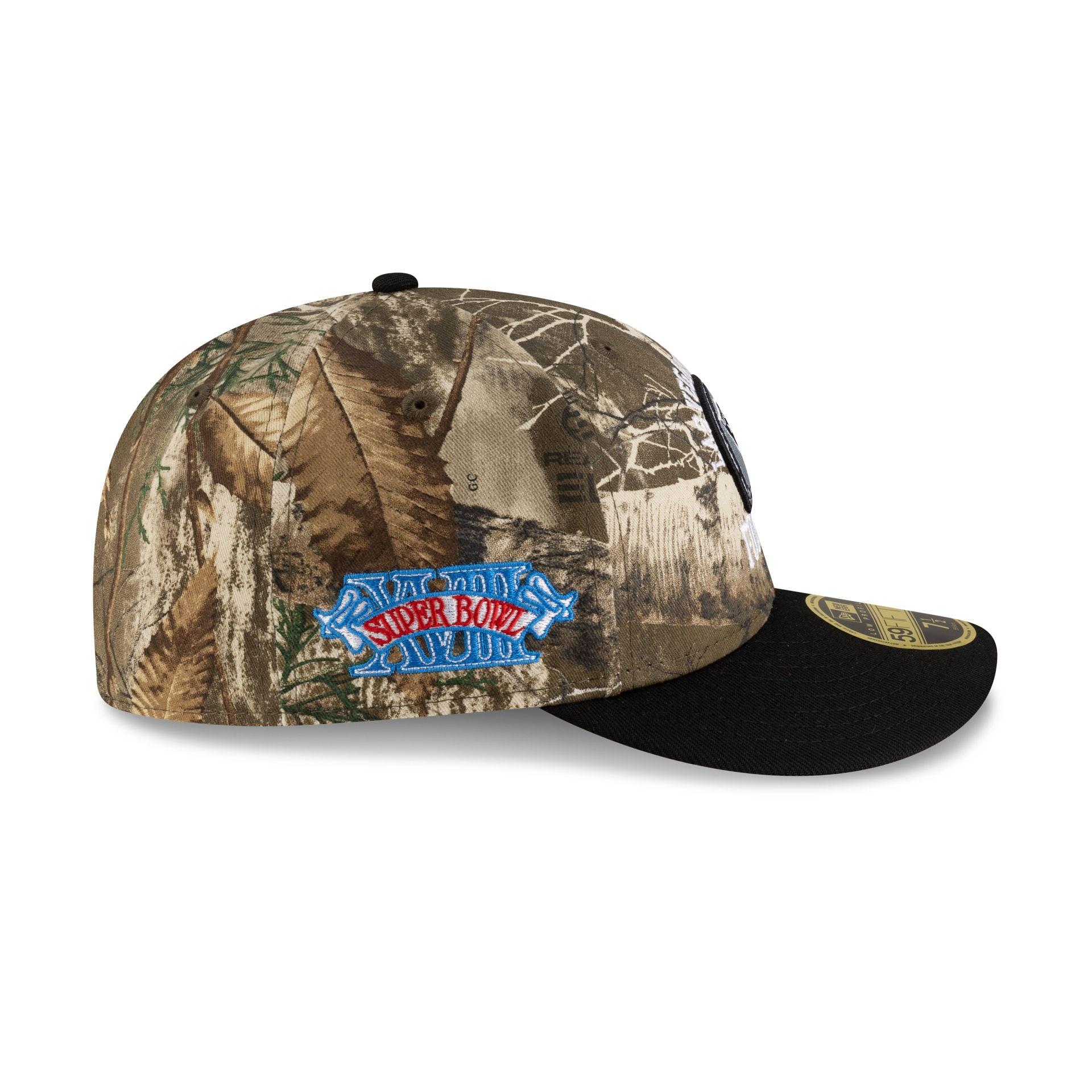 Just Caps Realtree Las Vegas Raiders Low Profile 59FIFTY Fitted Hat Male Product Image
