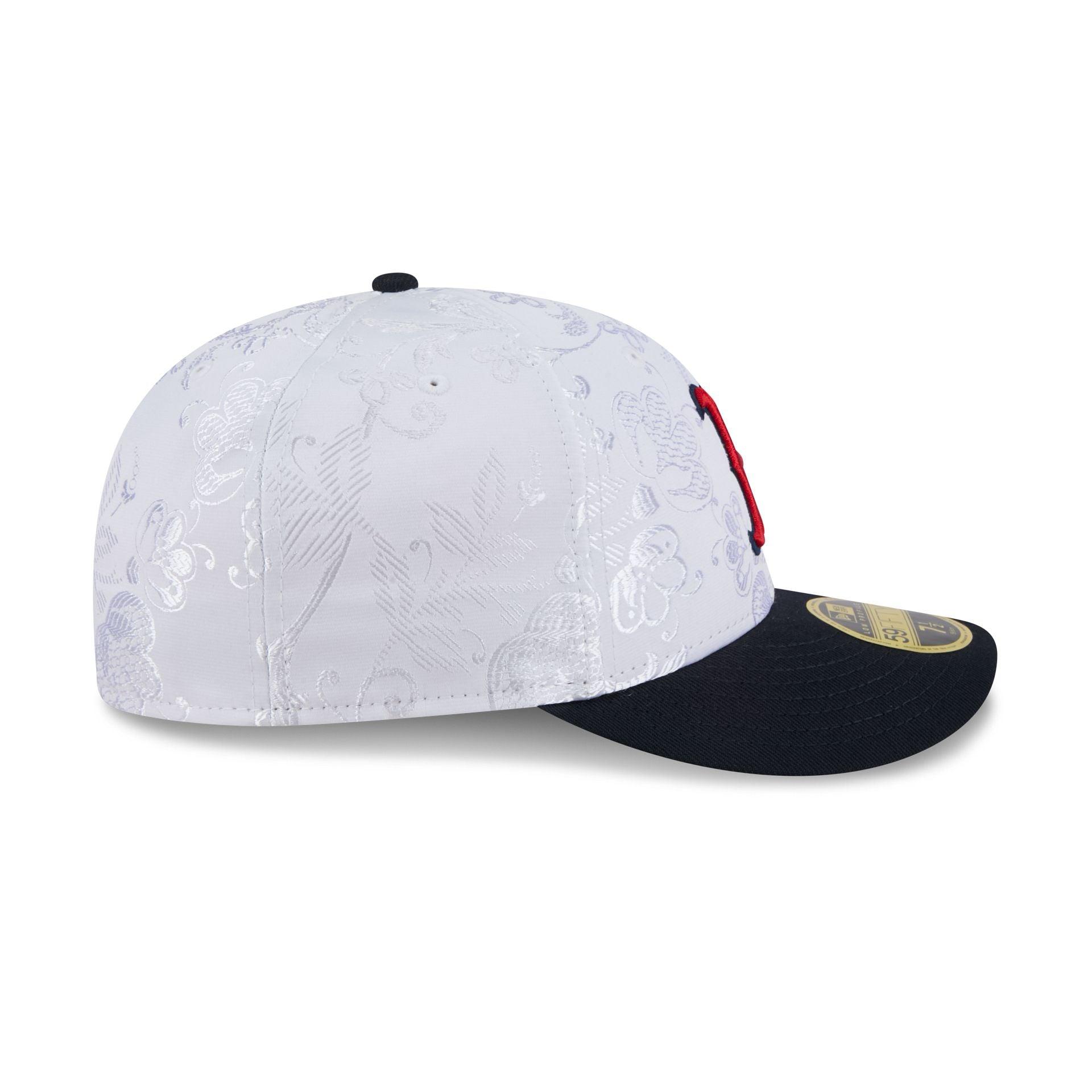 Boston Red Sox Floral Shine Low Profile 59FIFTY Fitted Hat Male Product Image